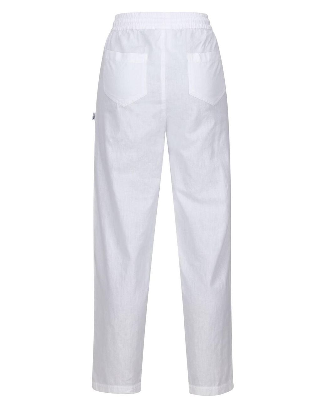 Regatta White Corso Casual Cotton Trousers