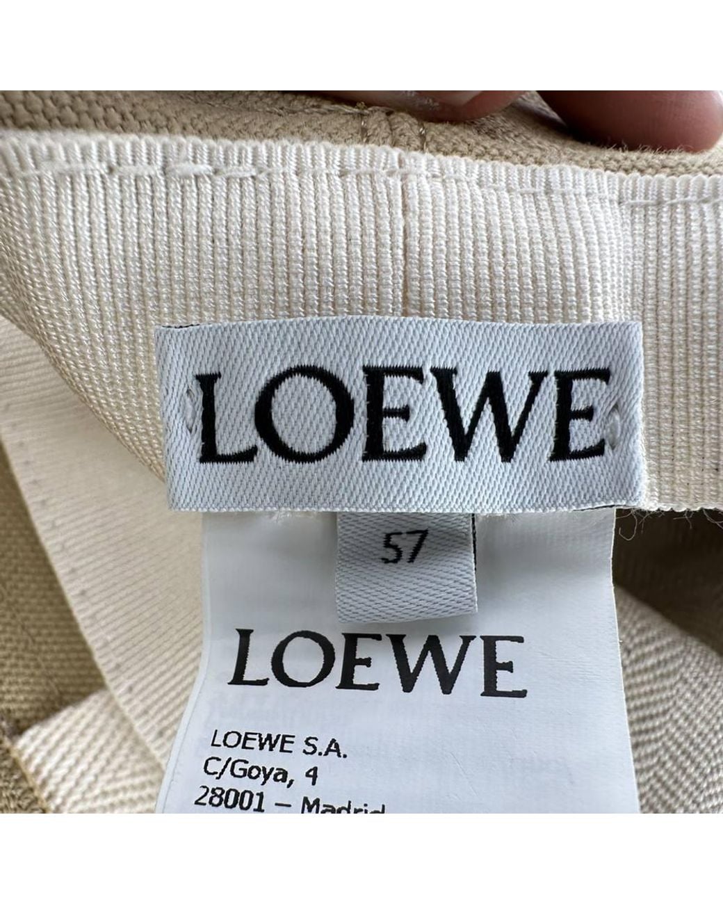 Loewe Green Preloved Fisherman Hat
