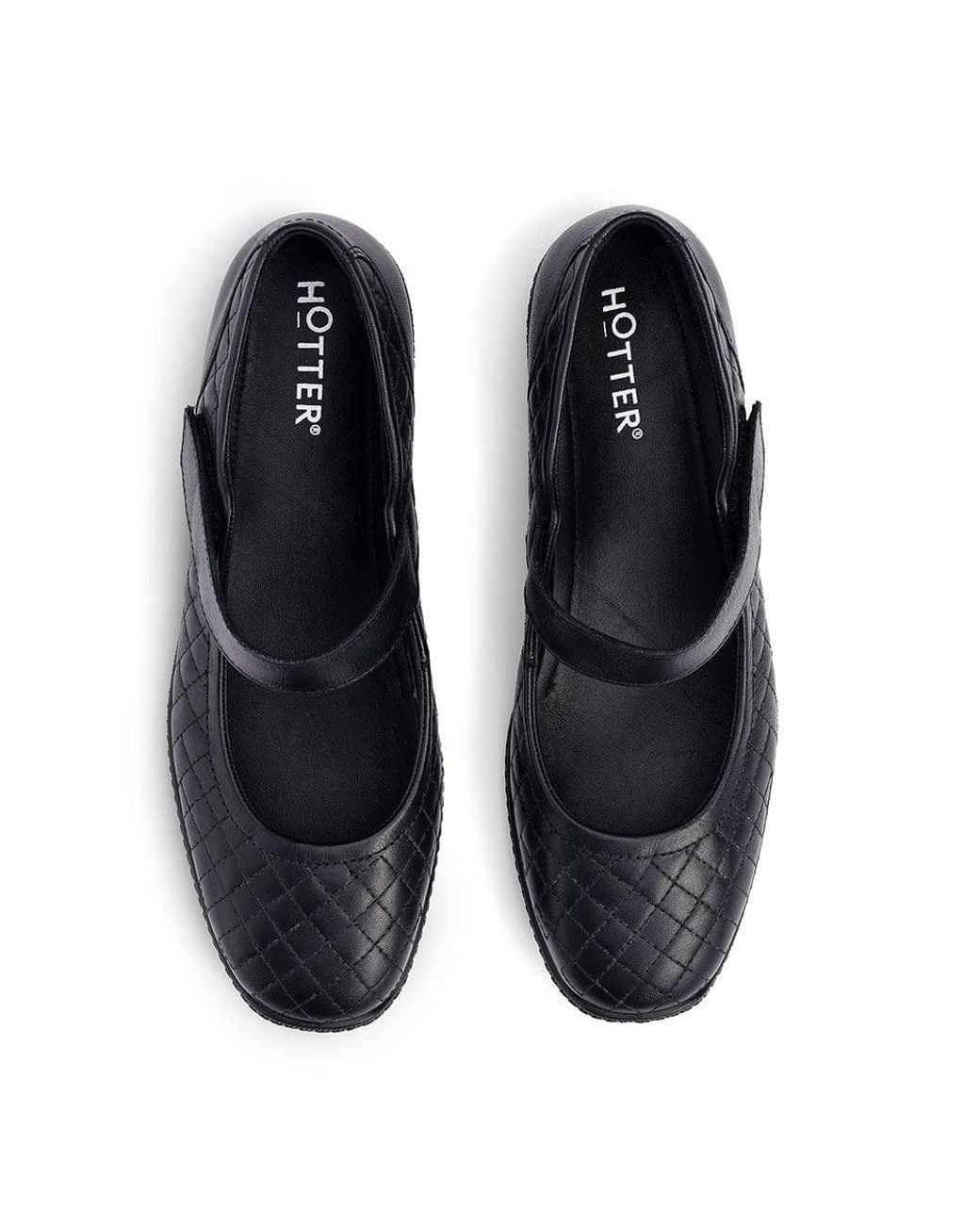 Hotter Blue Wide Fit 'Grateful' Mary Janes