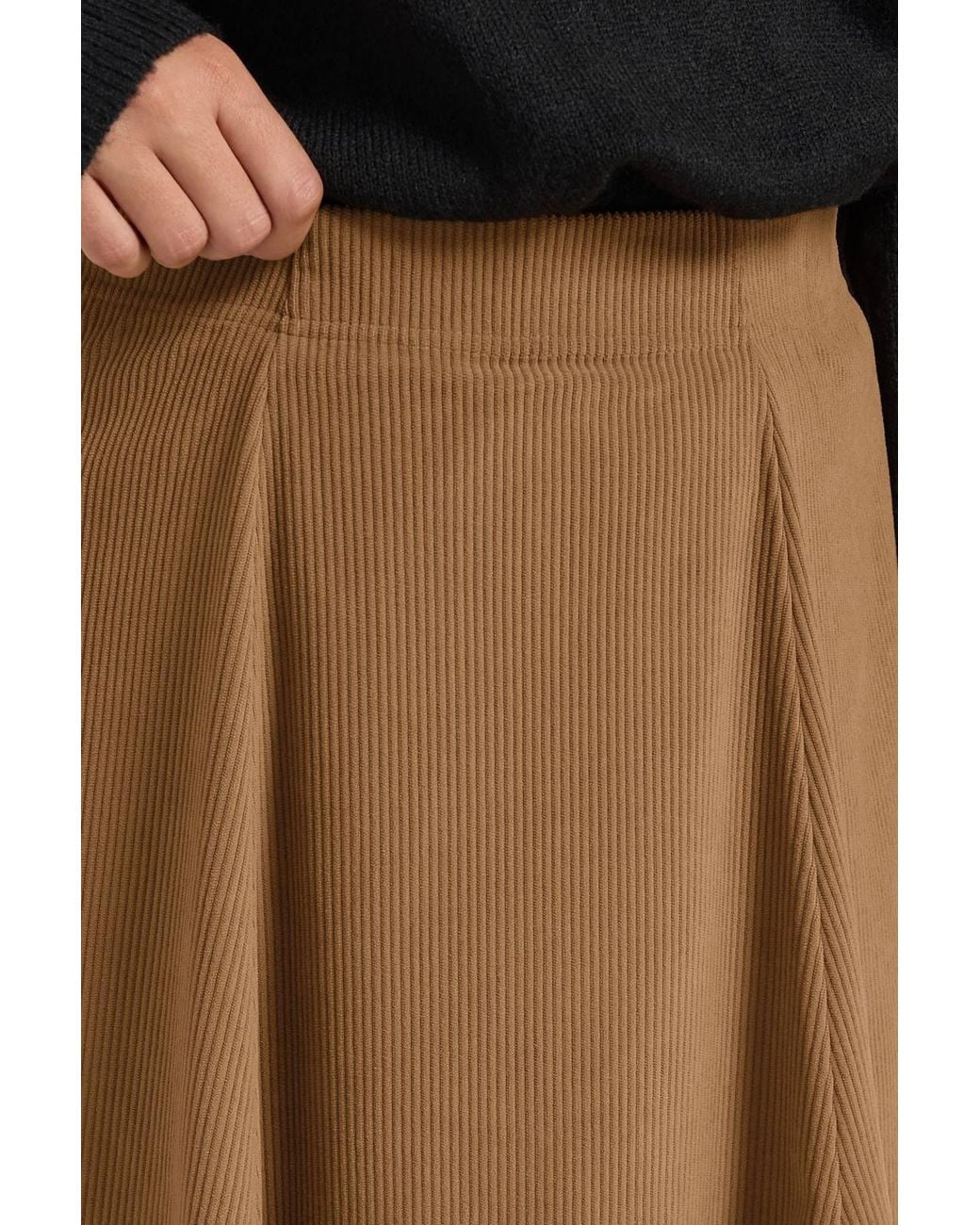 Yours Natural Corduroy Skirt