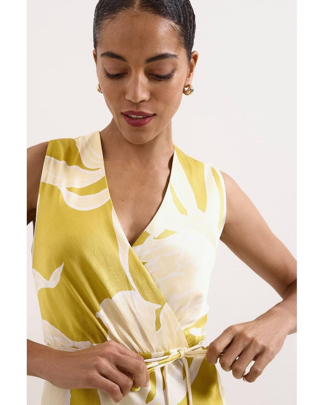 Phase Eight Metallic Petite Paula Maxi Dress