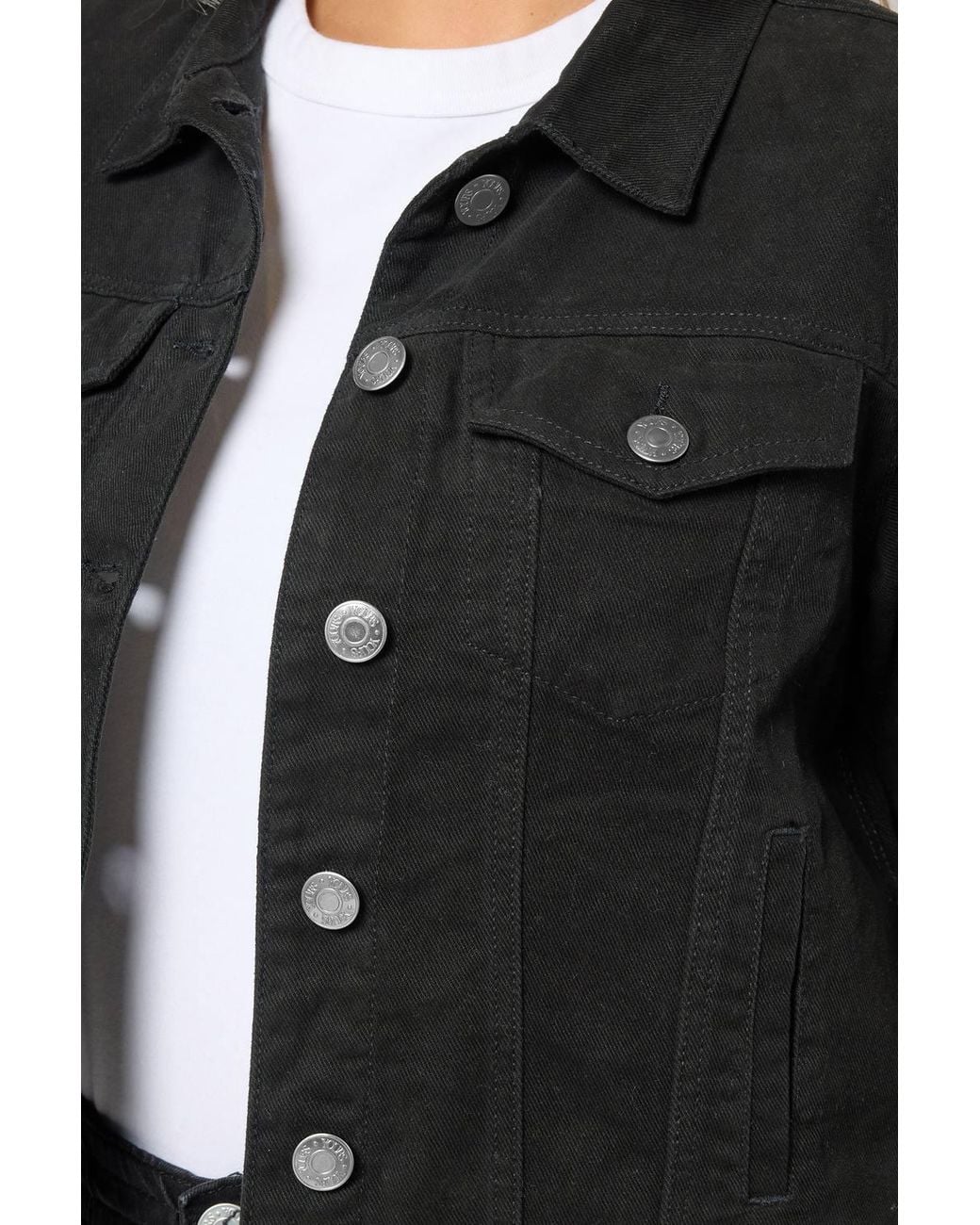 Yours Black Denim Jacket