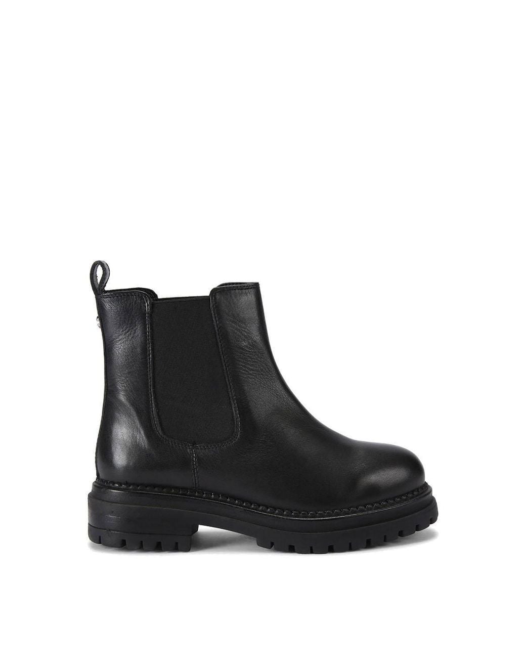 Carvela Kurt Geiger Black 'Headline' Leather Boots