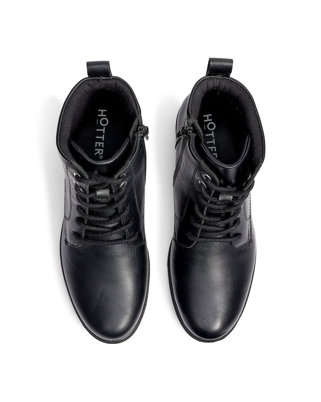 Hotter Black 'Surrey Ii' Boots