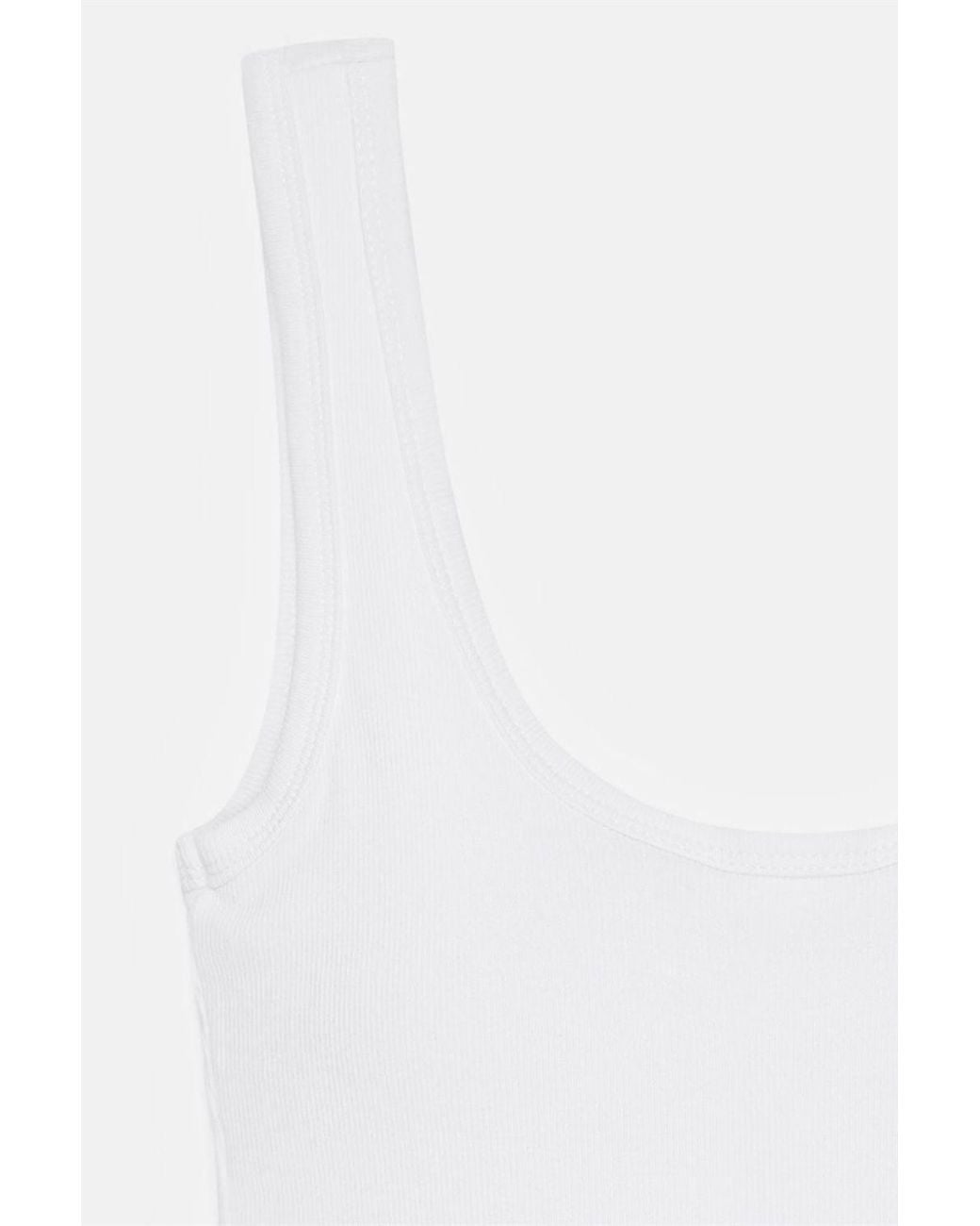 Dilvin Blue Slim Fit Sleeveless Jersey Cami Blouse