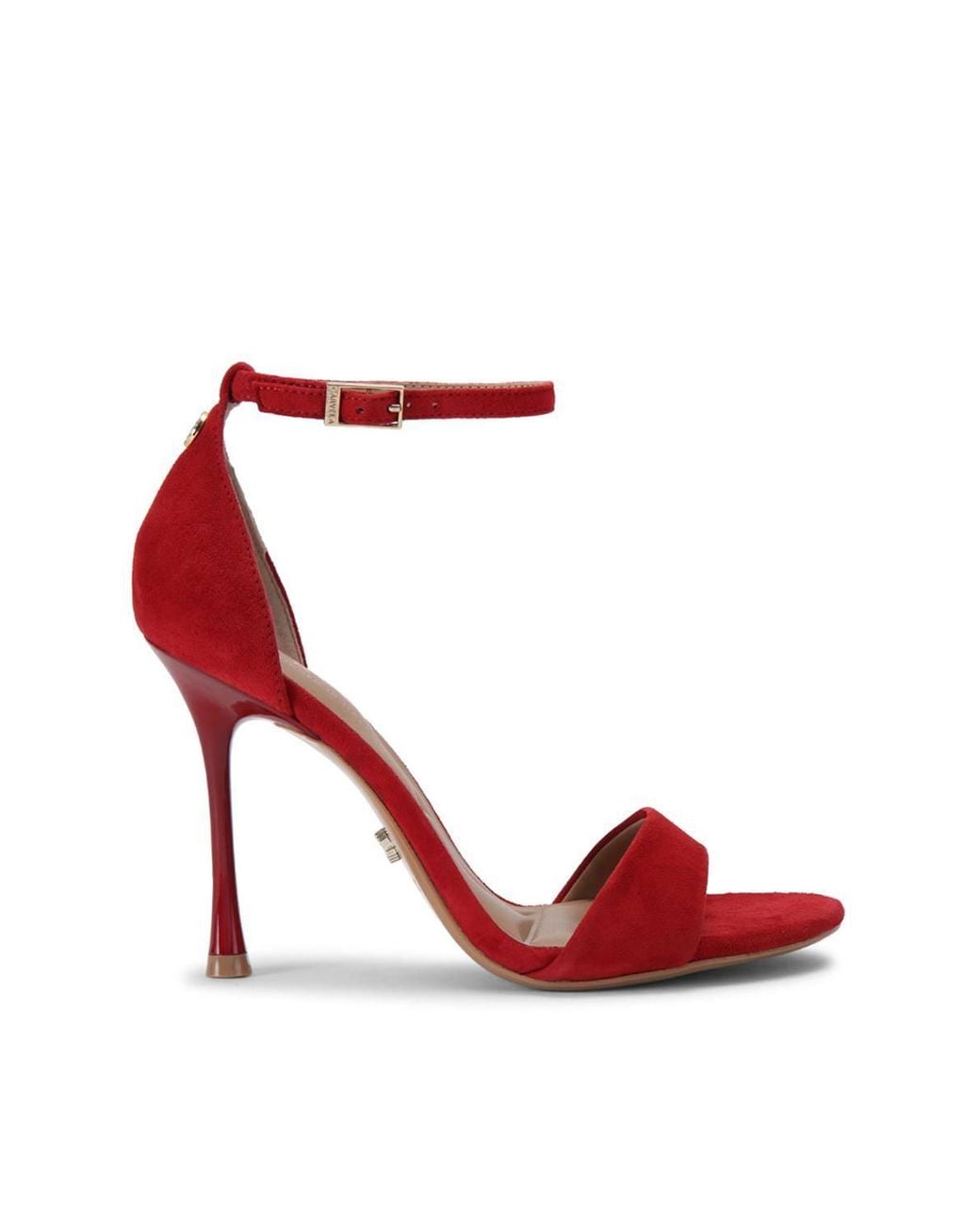 Carvela Kurt Geiger Red 'Incanto Sandal' Suede Heels