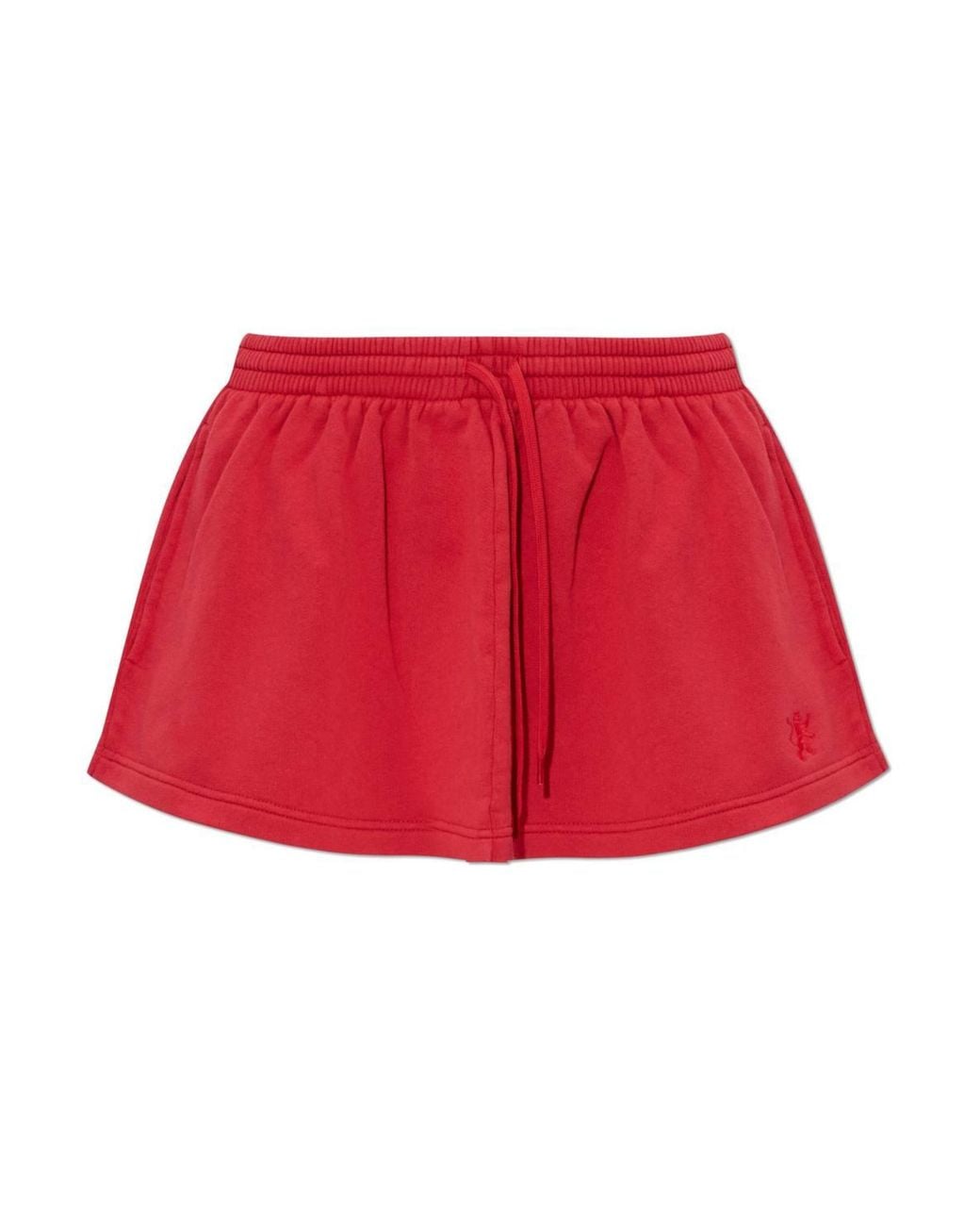 Balenciaga Red Preloved Short Skirt W/ Pockets