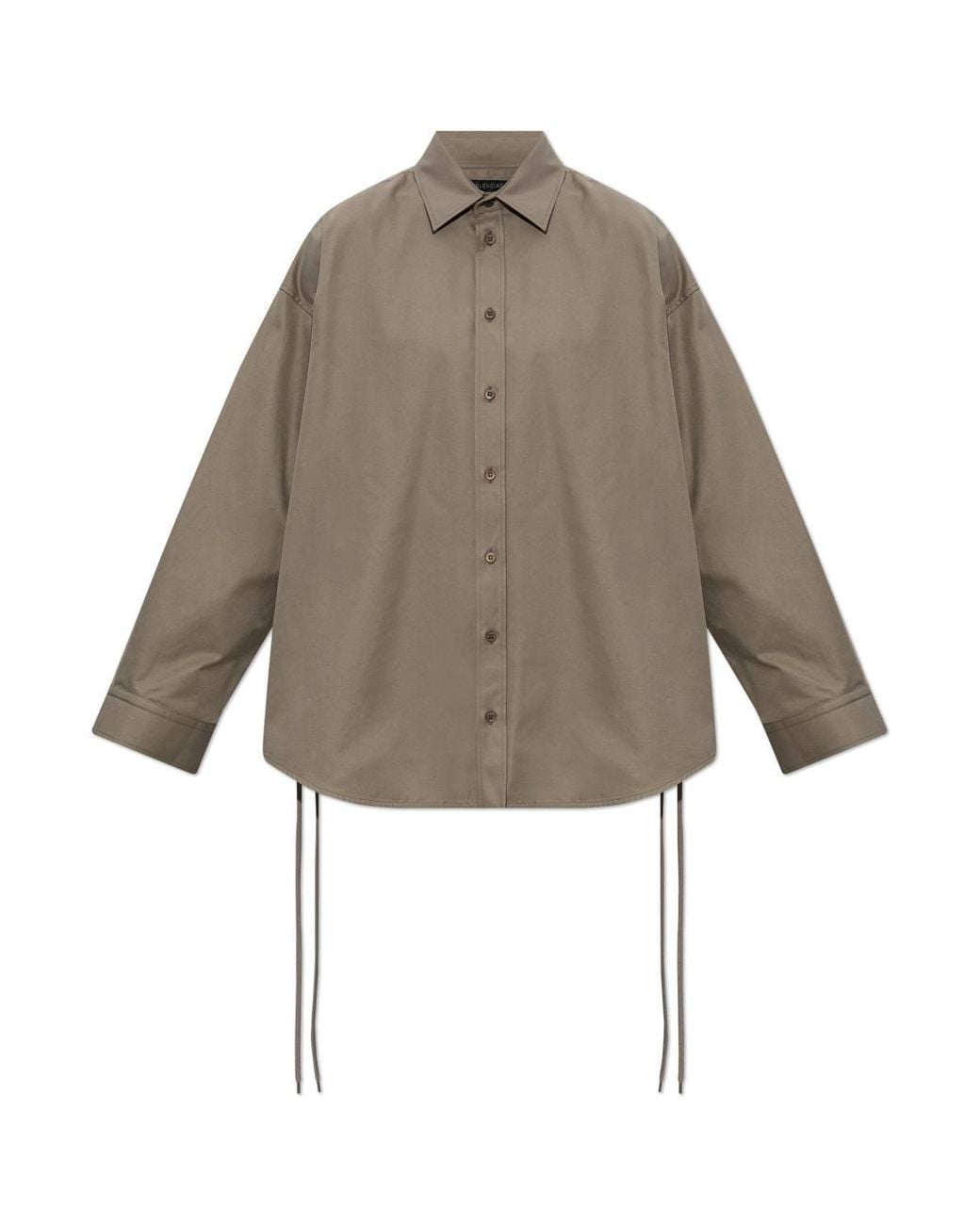 Balenciaga Natural Preloved Oversized Shirt
