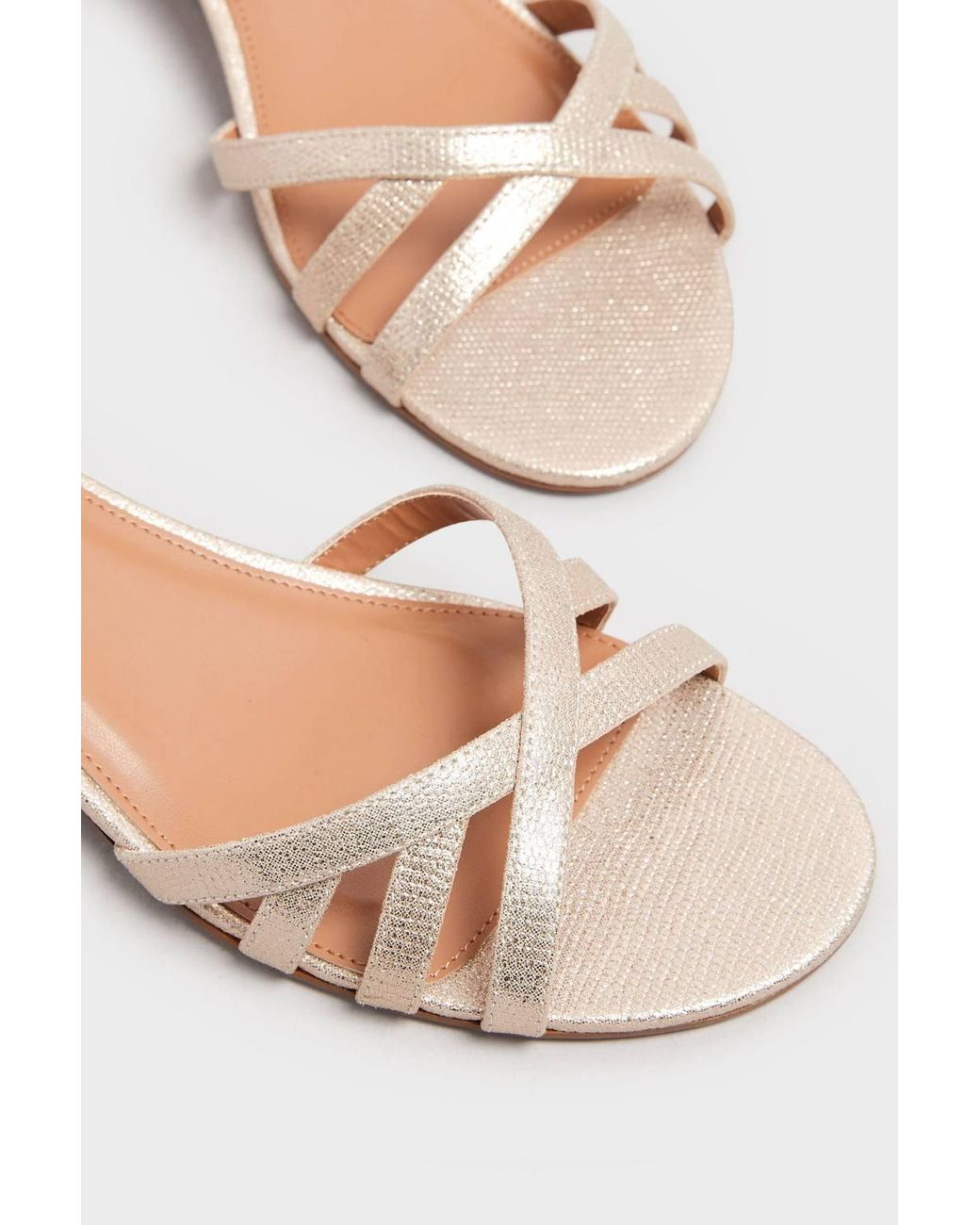 Long Tall Sally Natural Heel Wedge Sandals