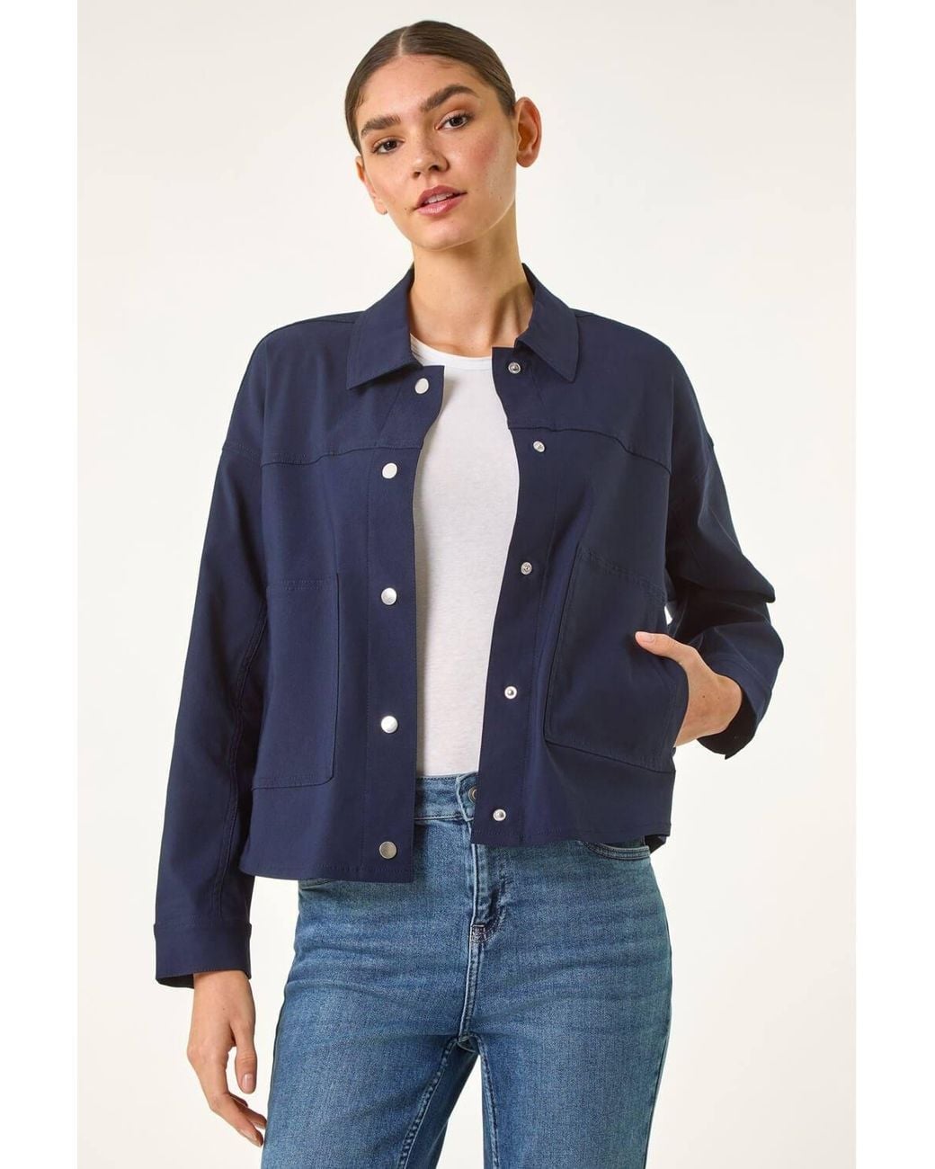 Roman Blue Patch Pocket Jacket