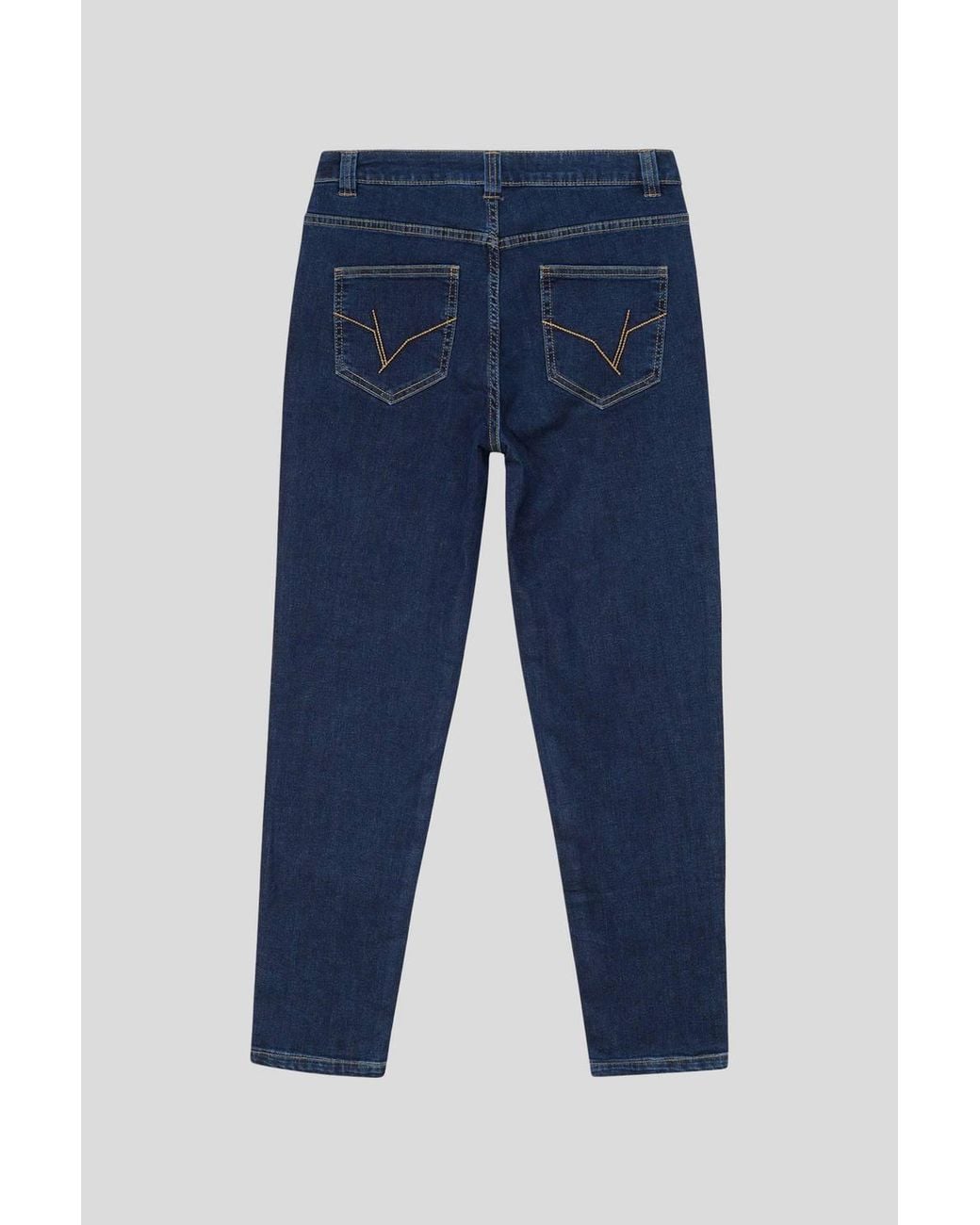 Enorsia Blue Authentic High Waisted Regular Fit Jeans