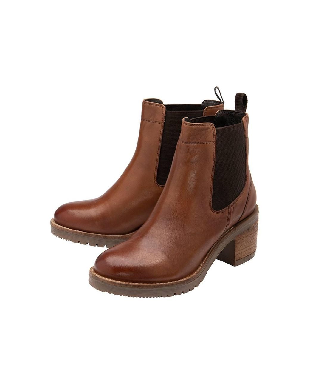Ravel Brown 'Bray' Leather Ankle Boots