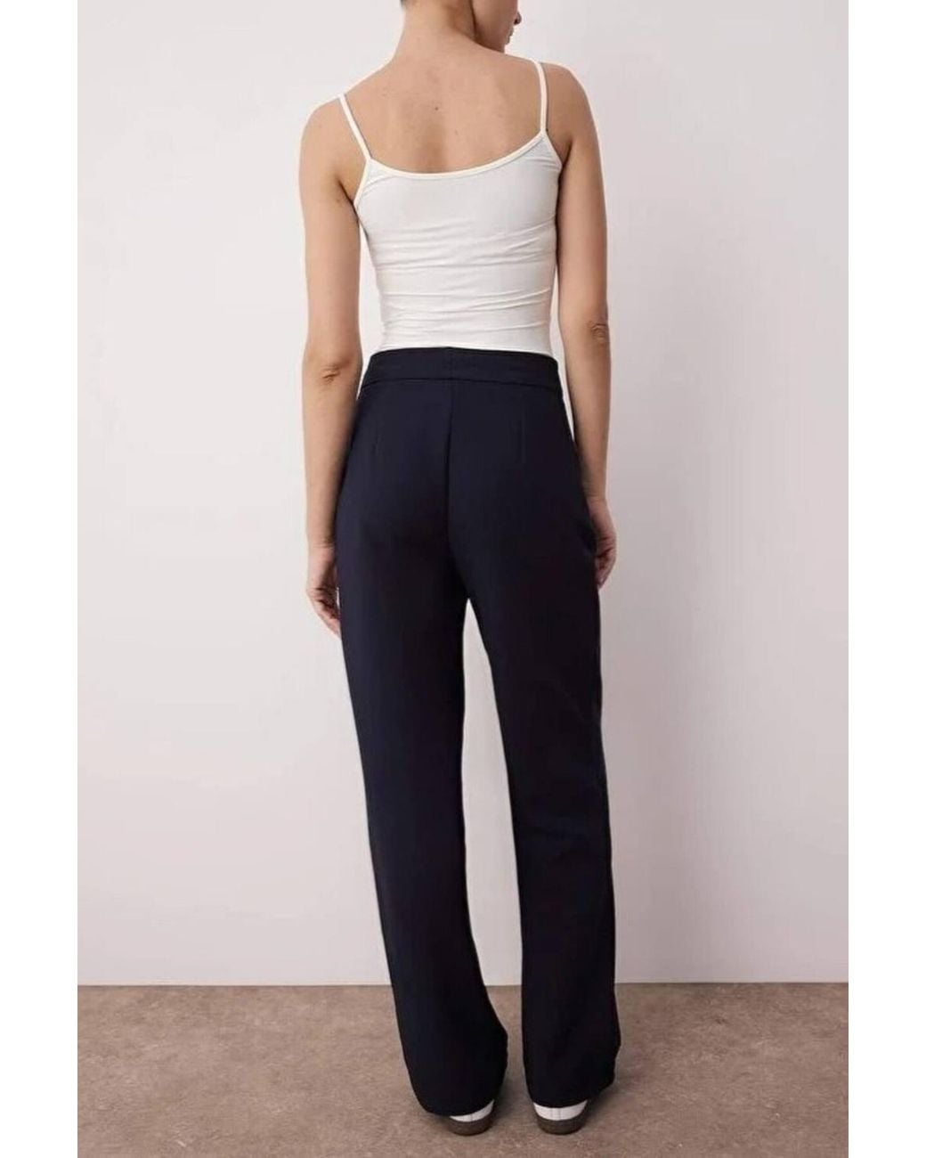 WOVCOR Blue Tailored Wide Leg Woven Trousers