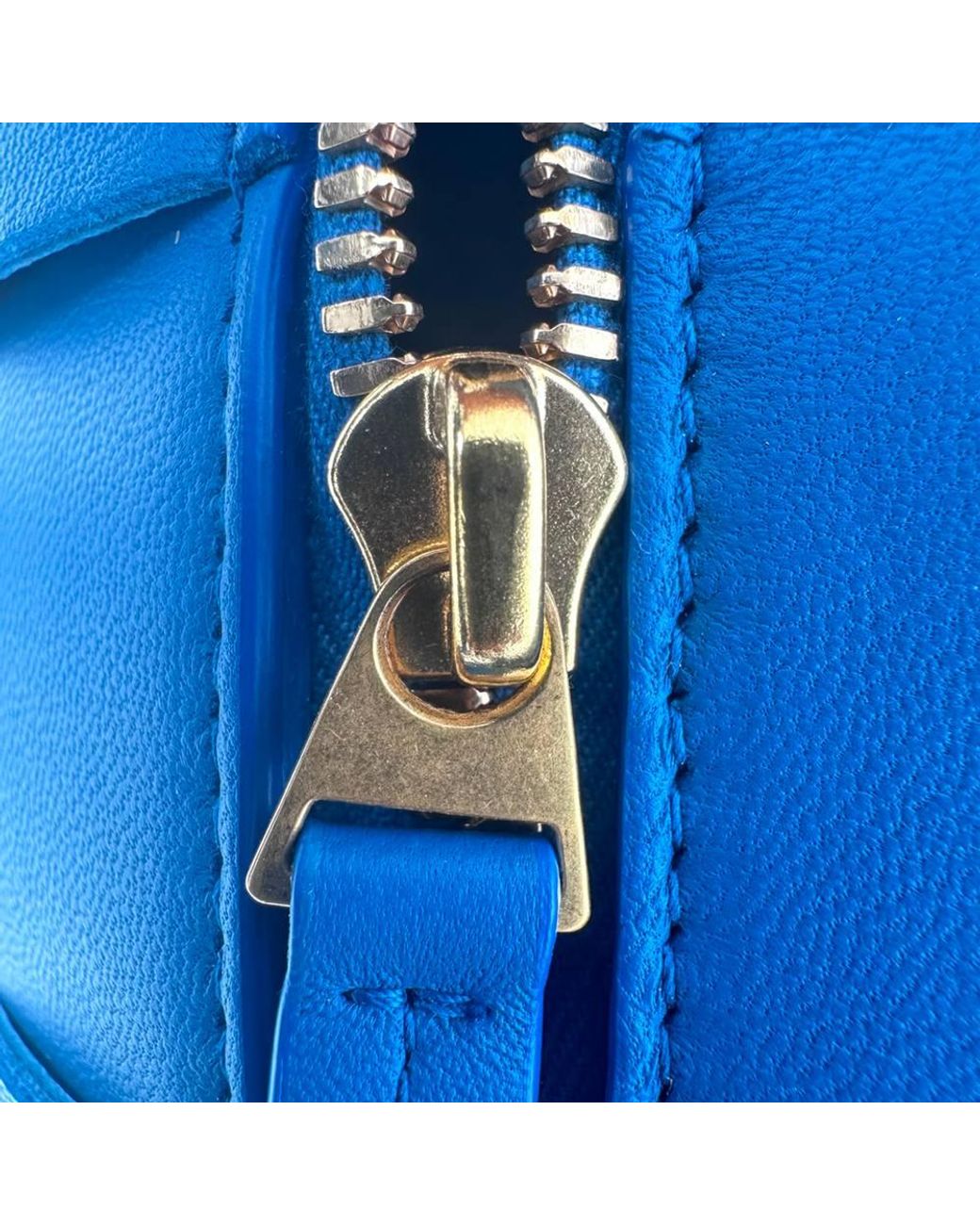 Bottega Veneta Blue Preloved Small Brick Cassette Shoulder Bag