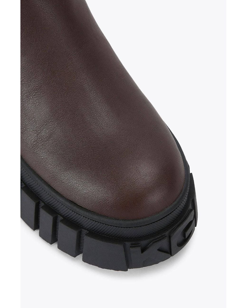 KG by Kurt Geiger Brown 'Tegan Sock2' Boots