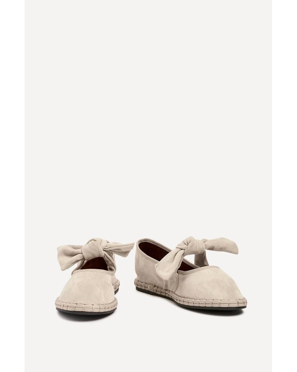 Linzi White Pout Faux Suede Pumps