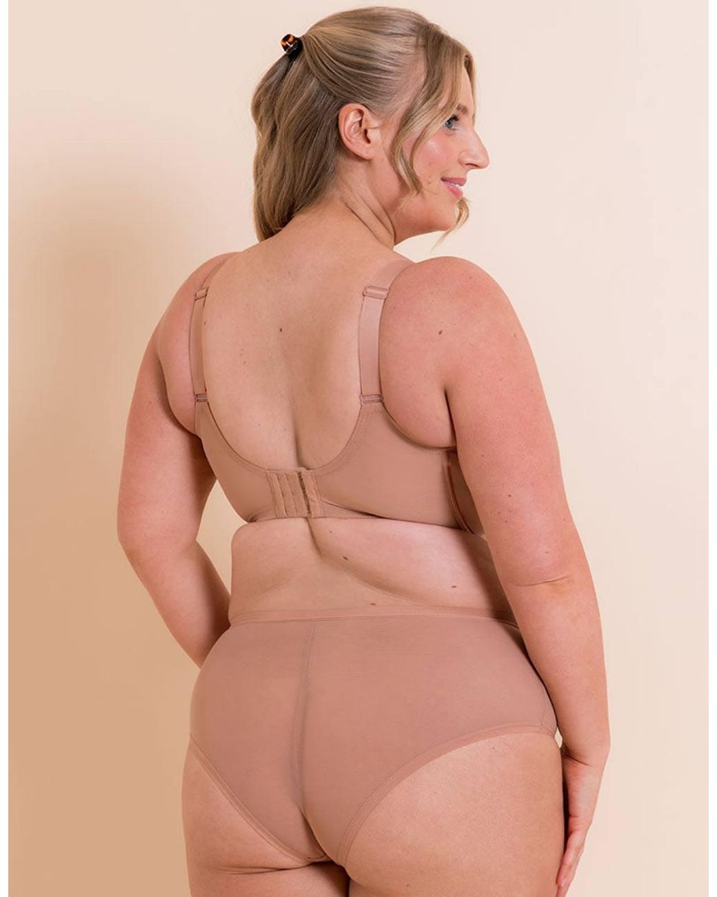 Curvy Kate Brown Wonderfully Mid-Rise Short Brief Knickers