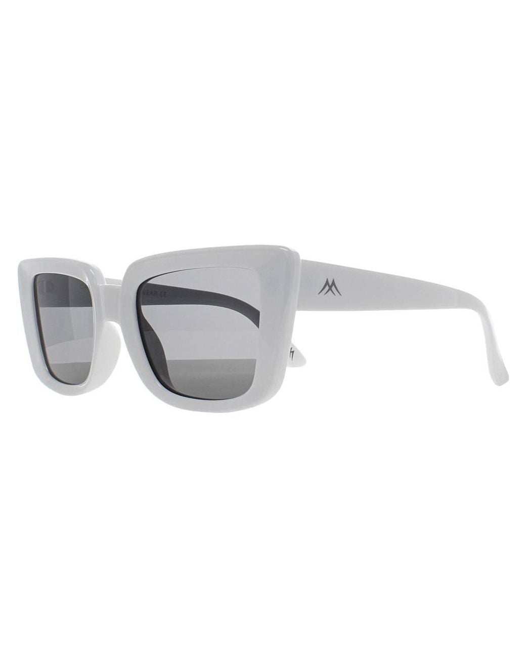 Montana Gray Rectangle Shiny Smoke Polarized Mp193