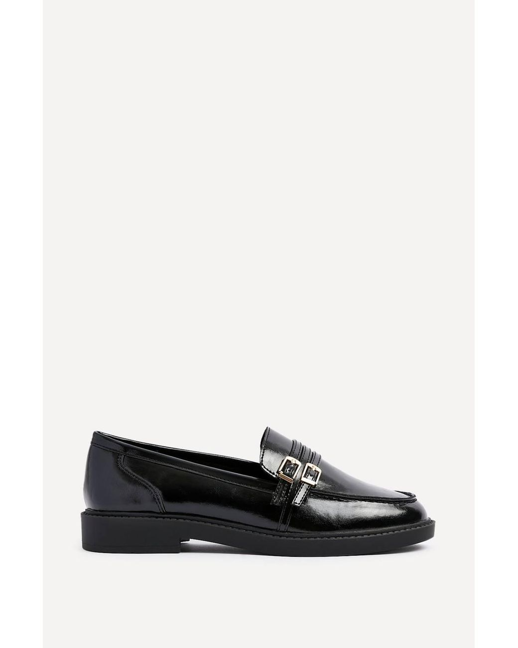 Linzi White Portland Faux Leather Loafers
