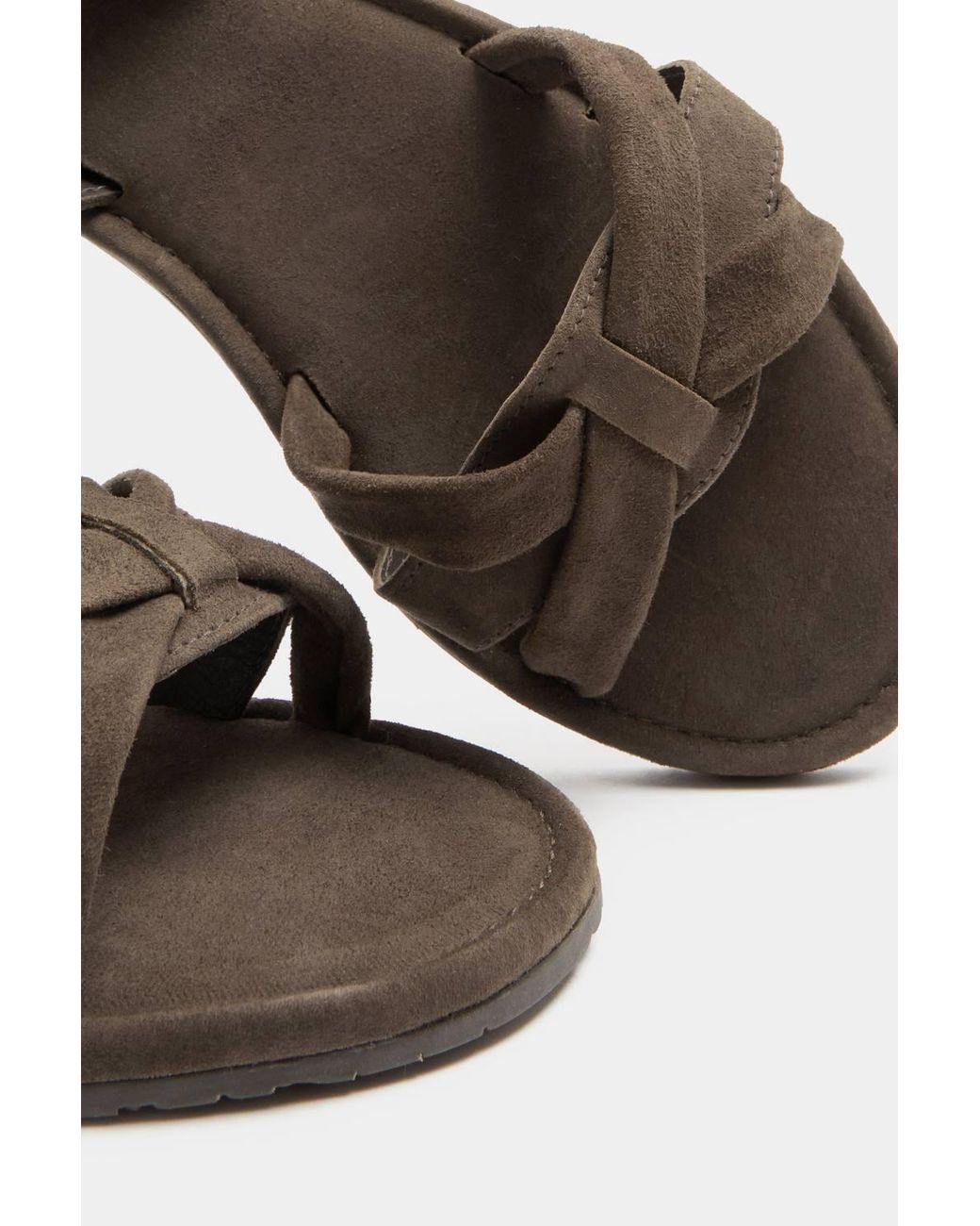 Yours Blue Cross Over Sandals