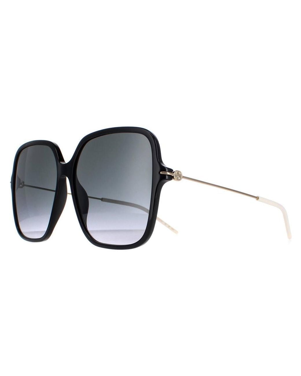 Gucci Black Square Shiny & Gradient Gg1267S
