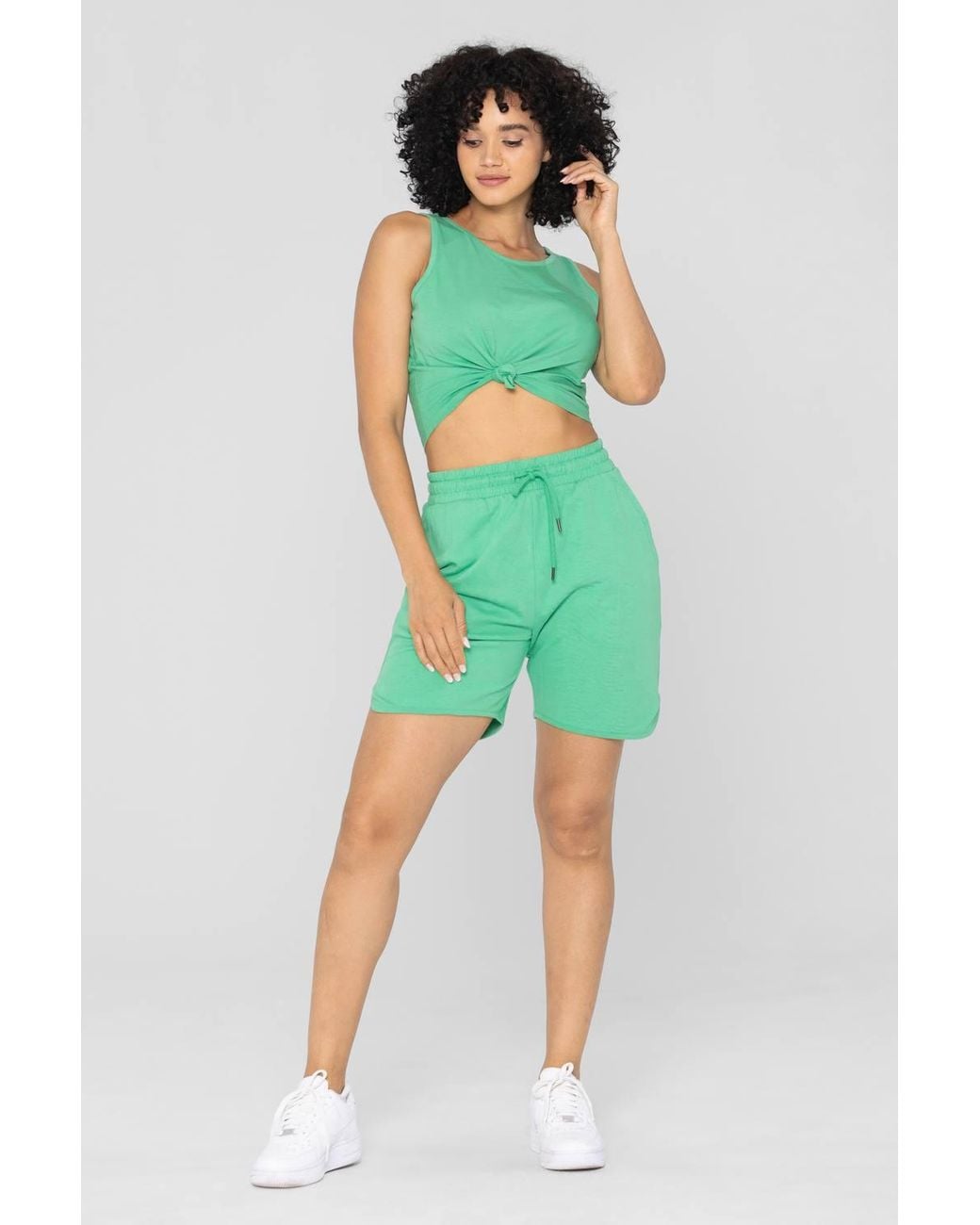Enorsia Green Comfort Fit Walking Shorts