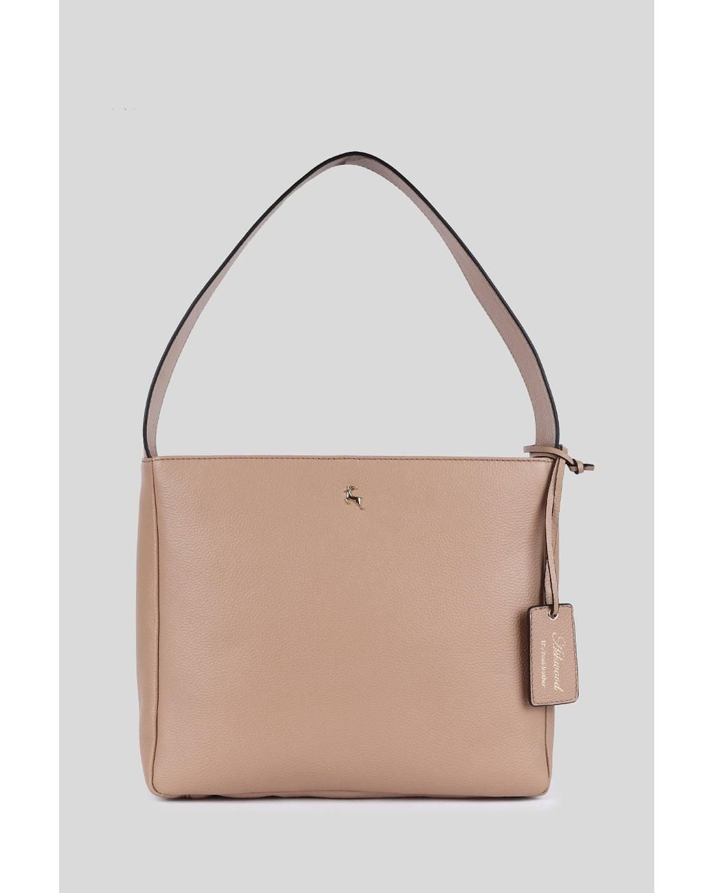 Ashwood Leather Natural 'Capolavoro Veneziano' Real Leather Hobo Shoulder Bag