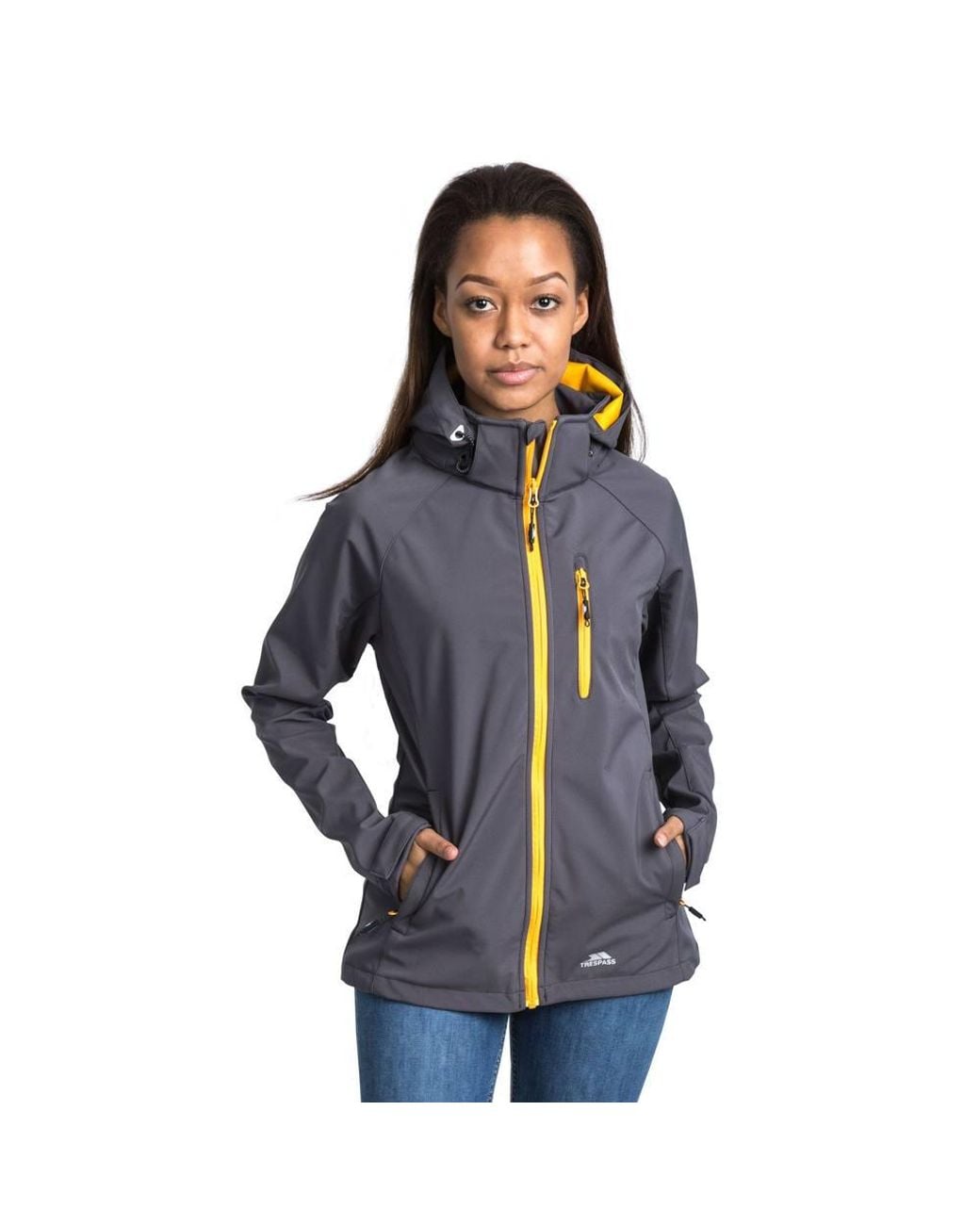 Trespass Purple Lorina Waterproof Softshell Jacket