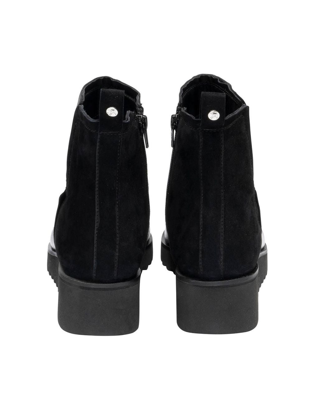 Ravel Black Leather 'Helsby' Ankle Boots