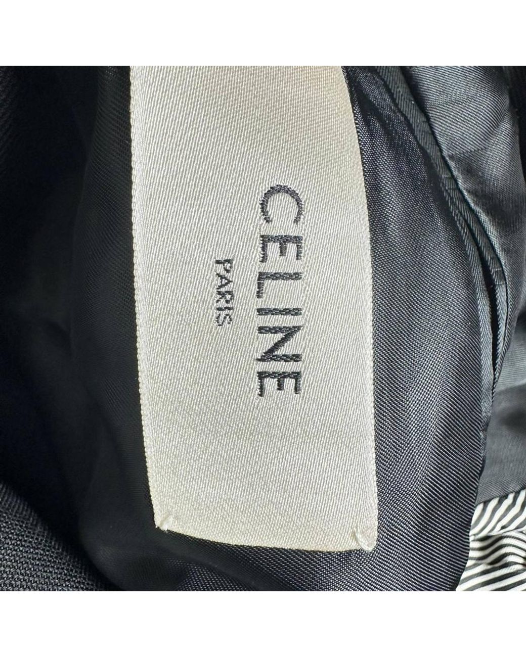Céline Gray Preloved Single-Breasted Classic Blazer