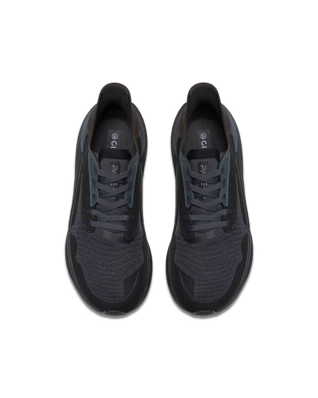 Clarks Black Pace Trainers, Lace Up for men