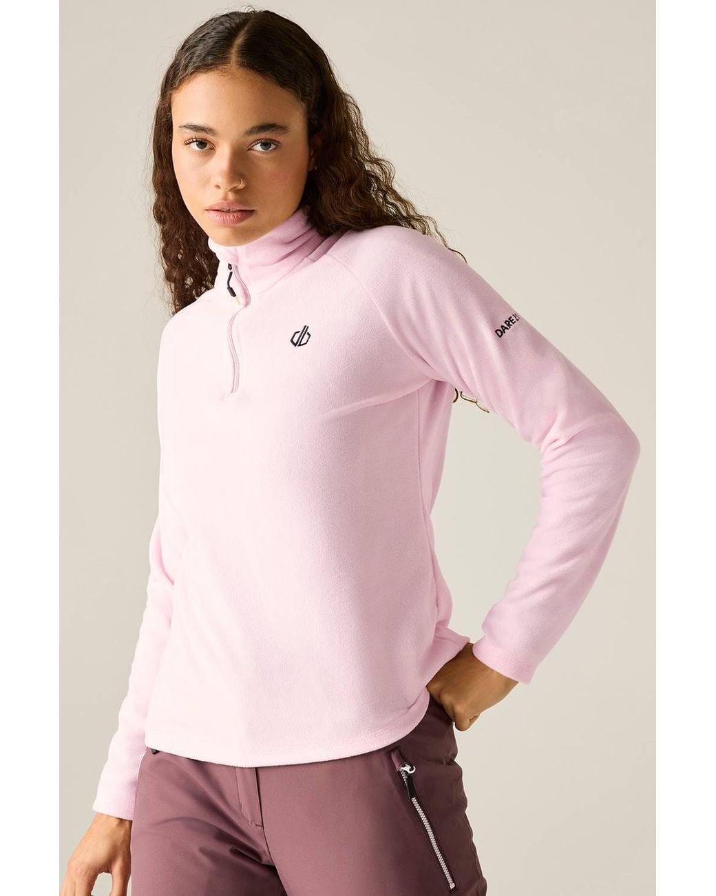 Dare 2b Pink Freeform Ii Lightweight Half Zip Fleece