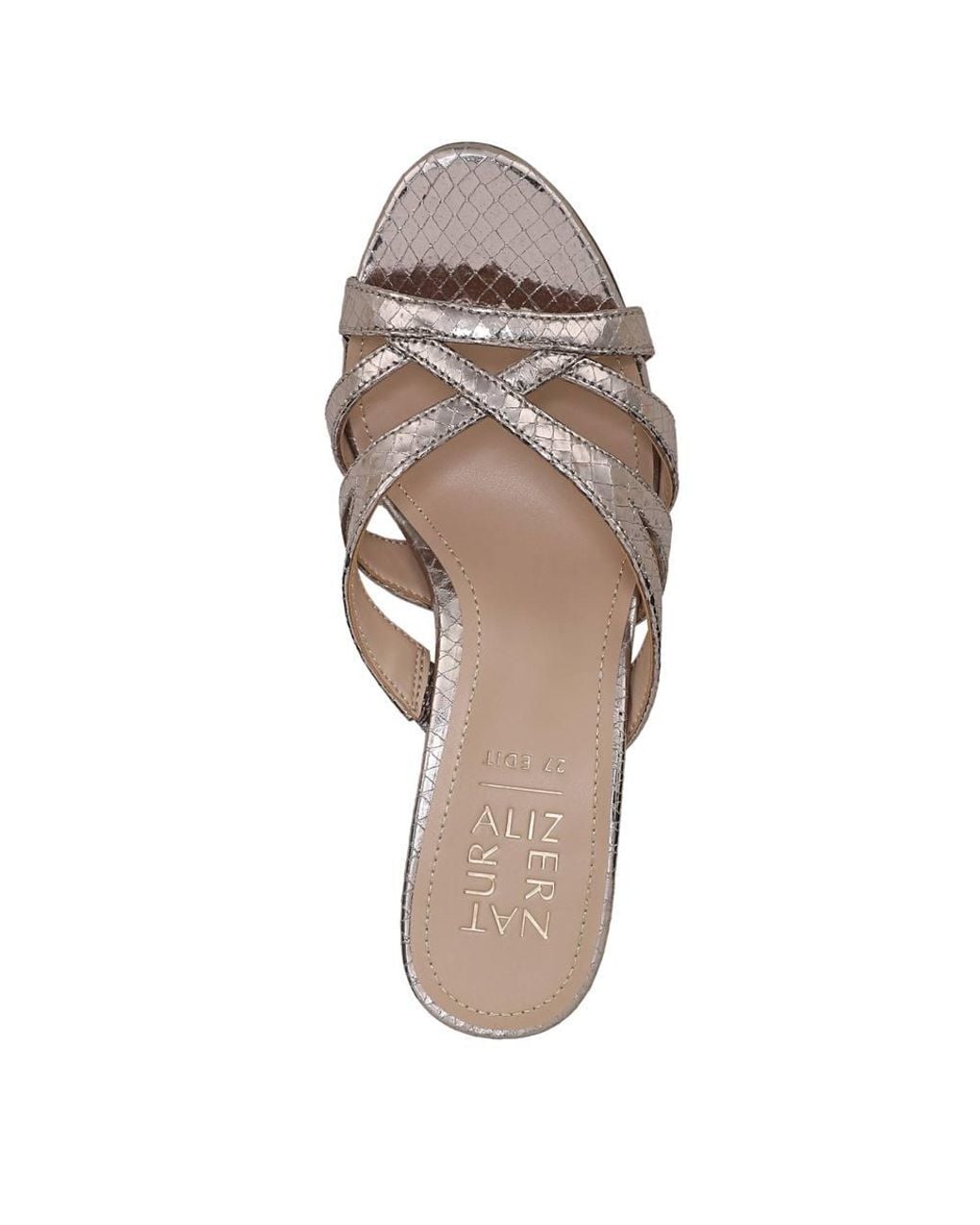 Naturalizer Gray Tuesday Slide Sandals