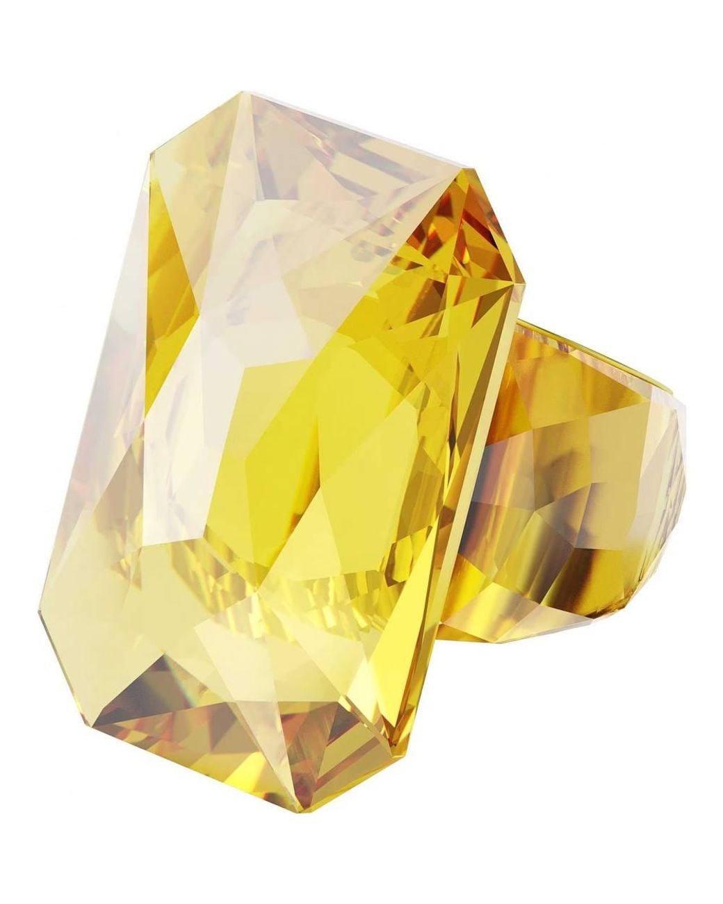 Swarovski Yellow 5607357 Lucent Ring