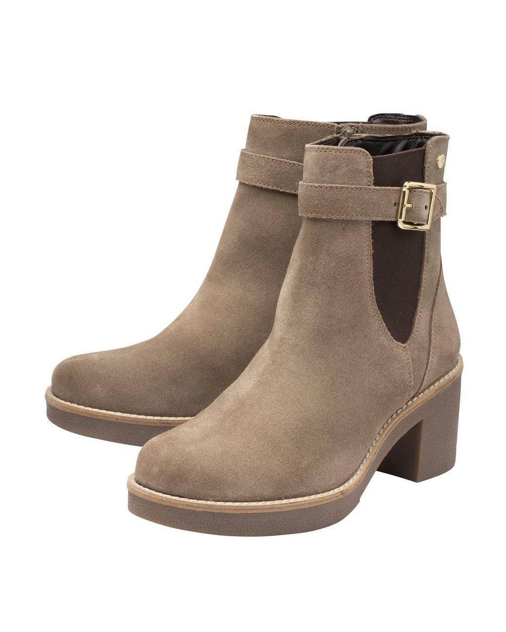 Ravel Brown Suede 'Hodson' Ankle Boots