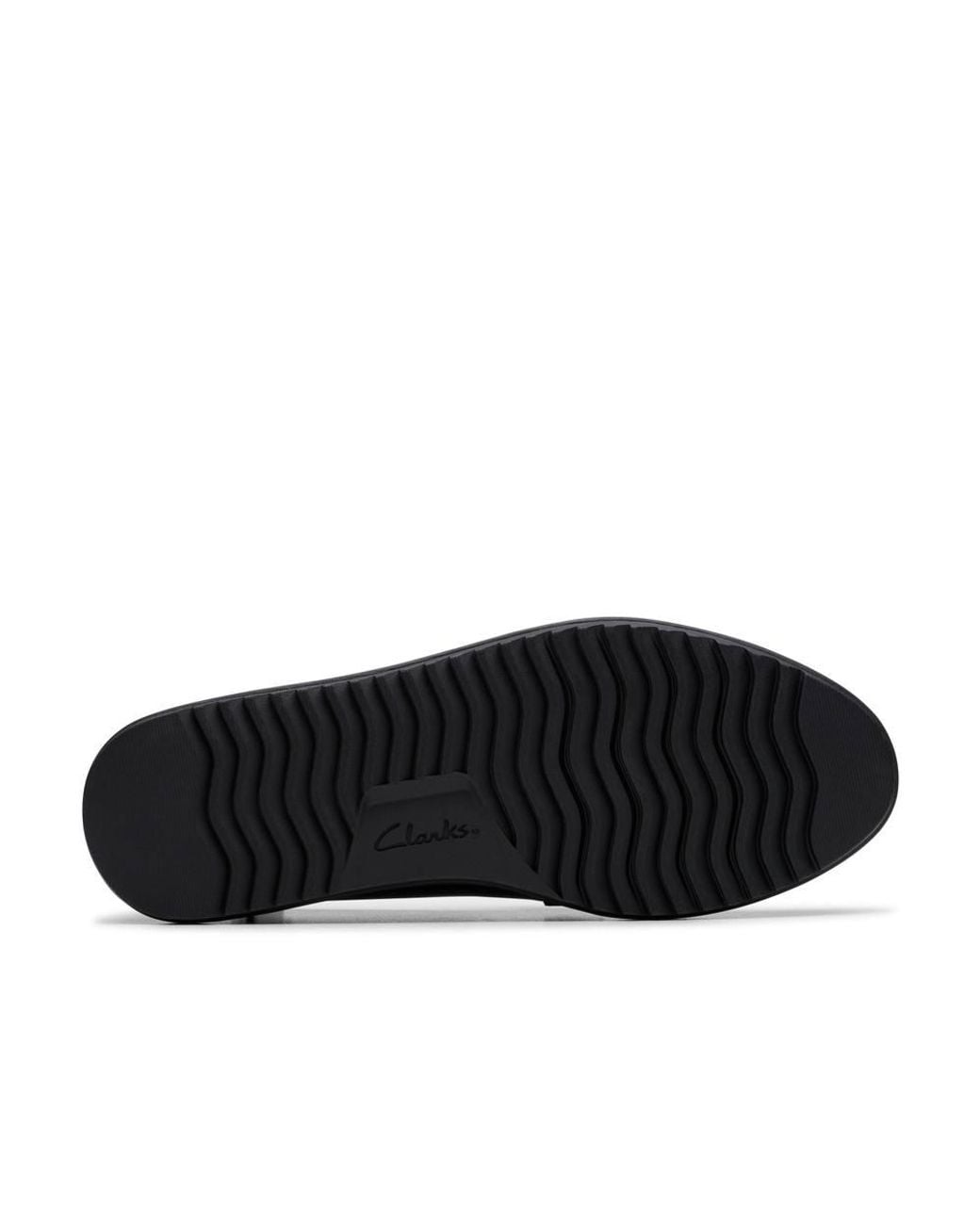 Clarks Black Zylah Top Leather Loafers, Slip Ons