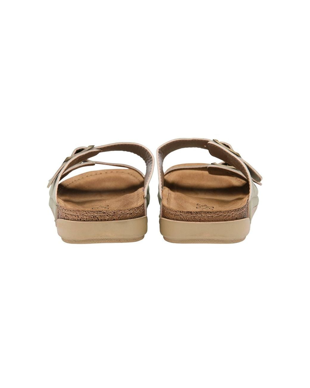 Lotus Green 'Rome' Open-Toe Mule Sandals