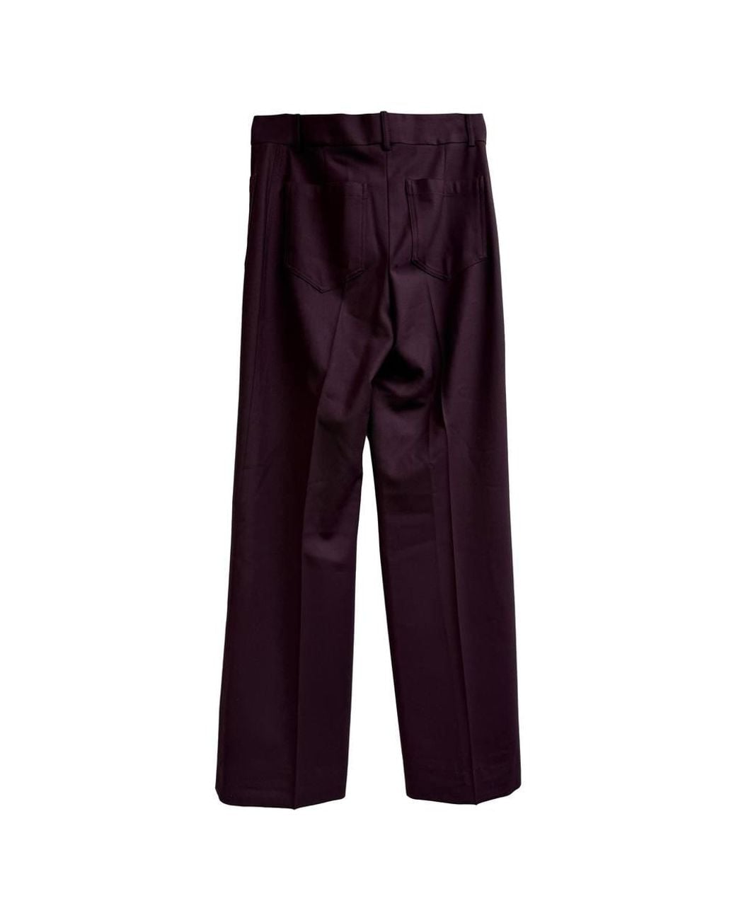 Victoria Beckham Purple Preloved Alina High-Rise Trousers