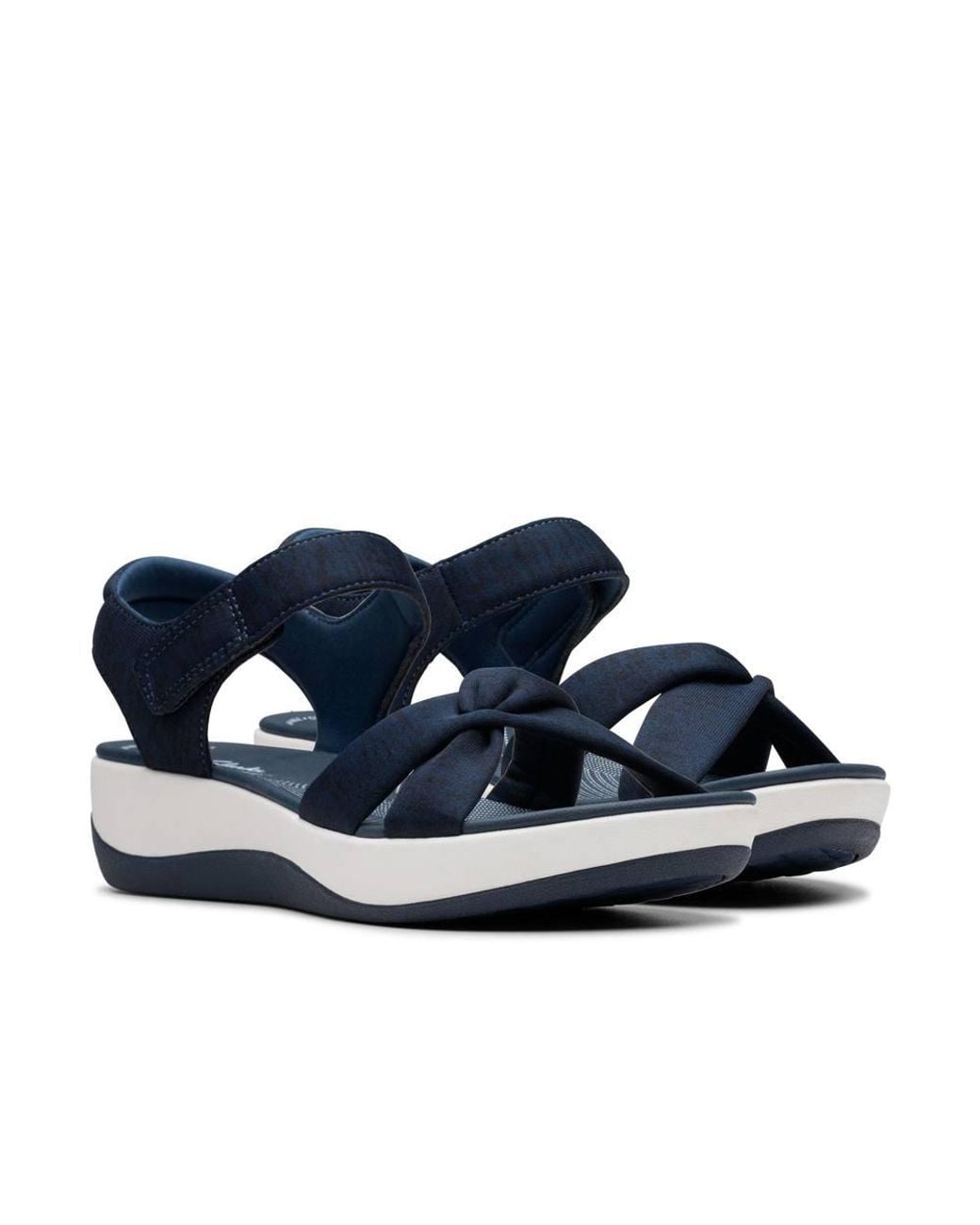 Clarks Blue Arla Daisy Wedges