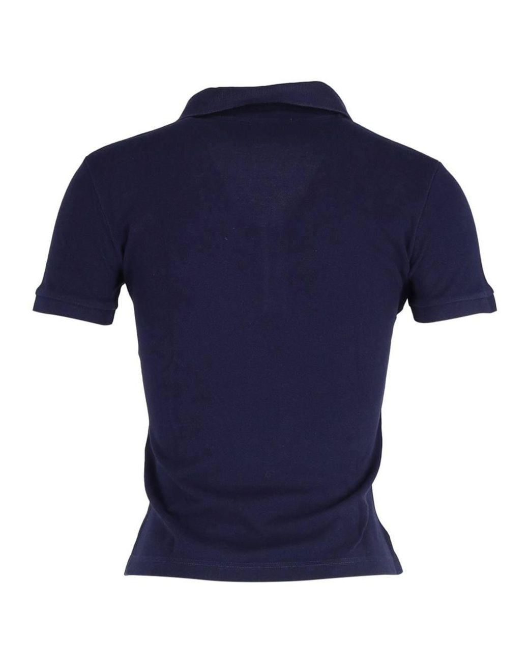 Etro Blue Preloved Logo-Embroidered Polo Shirt