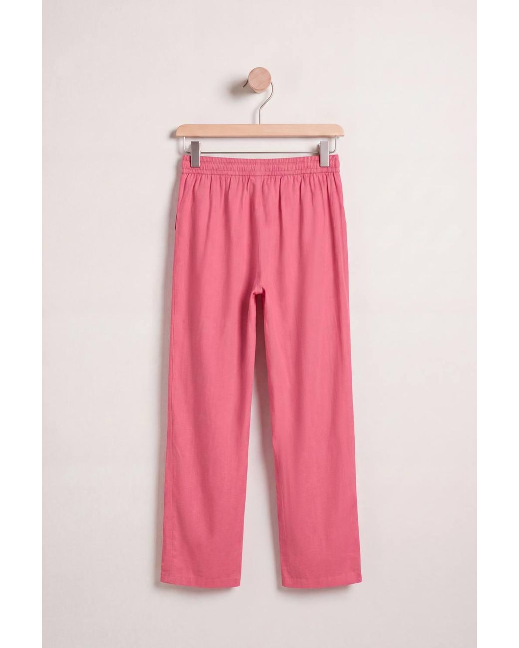Enorsia Pink Soft Touch Button Through Shirt & Trouser Pyjama Set