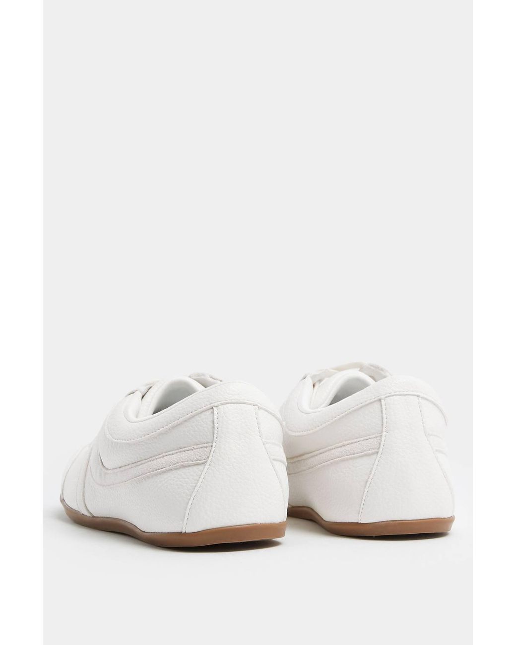 Long Tall Sally Gray Padded Retro Trainers