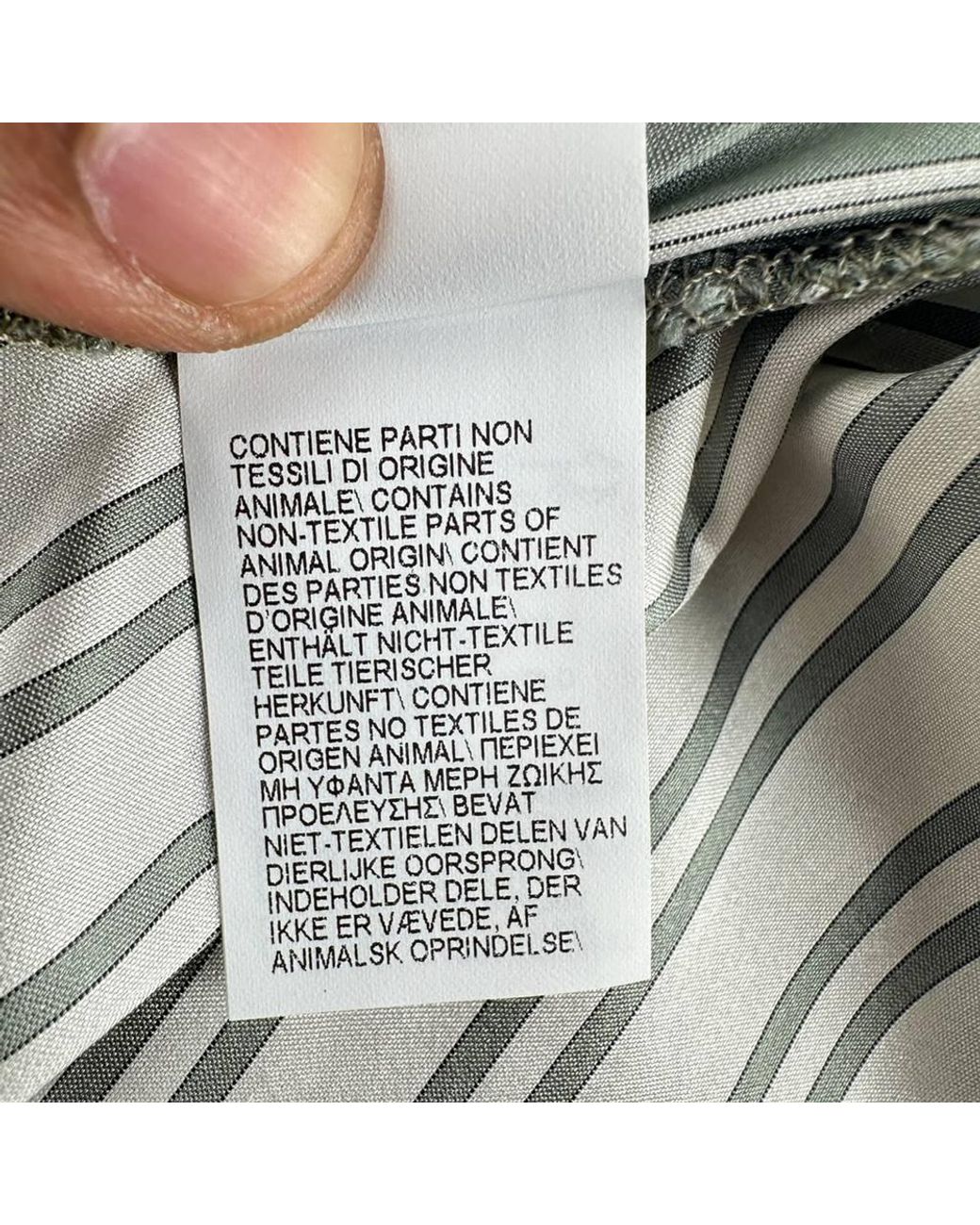 Brunello Cucinelli Green Preloved Striped Shirt Silk