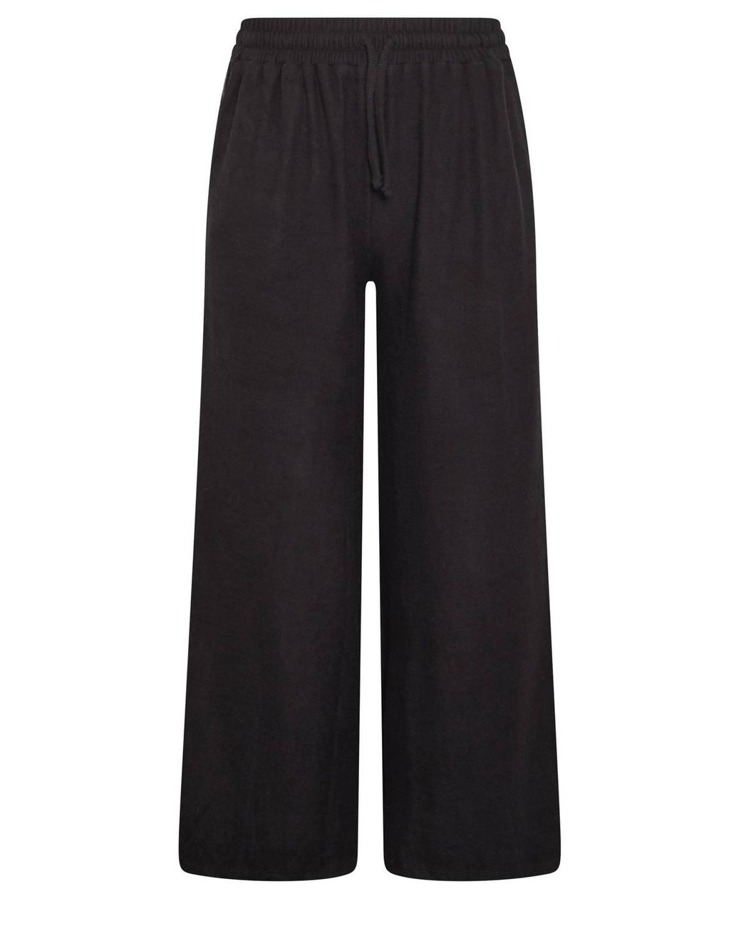 Yours Black Side Detail Soft Touch Joggers