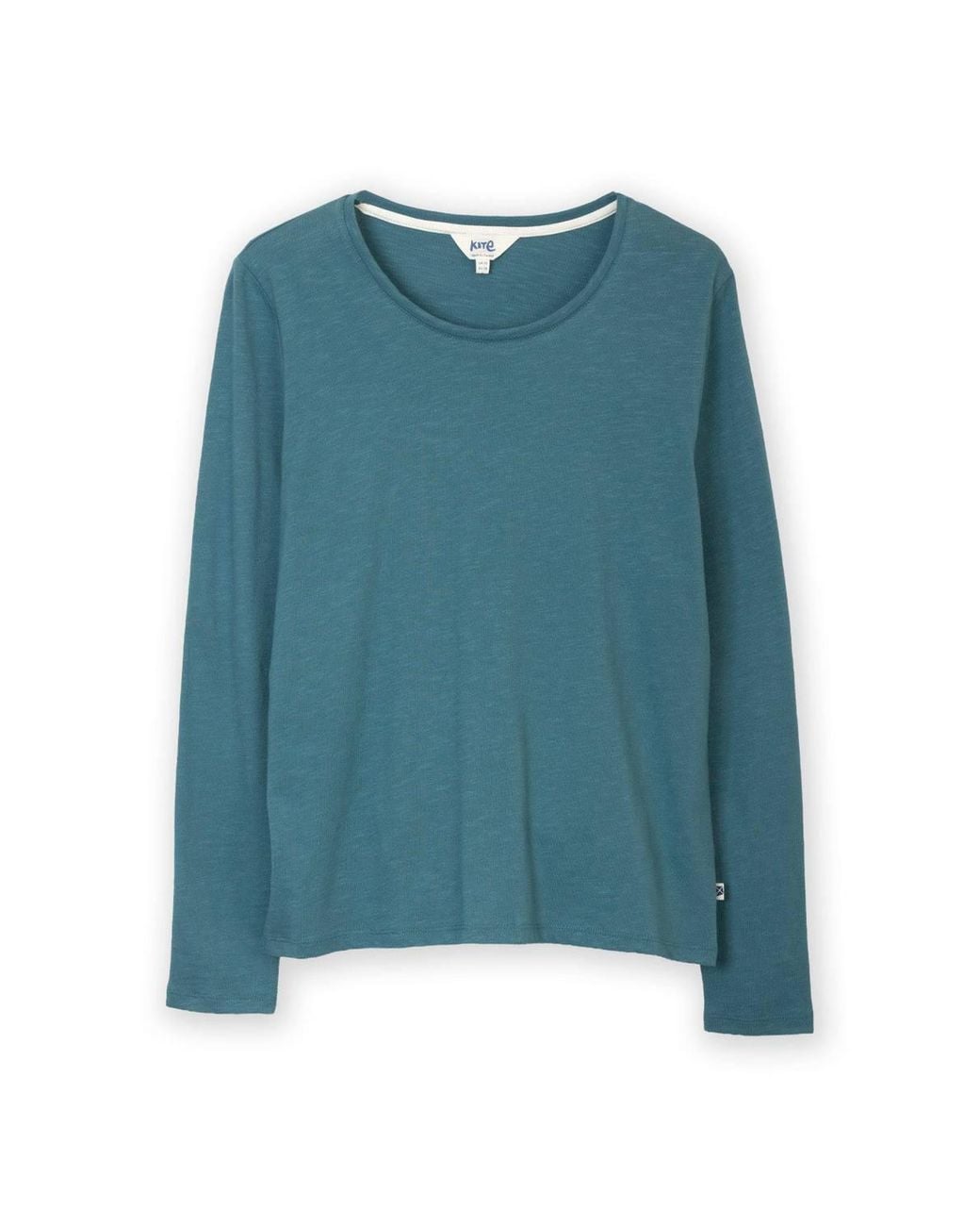 Kite Blue Sandford Slub Jersey T-Shirt Steel