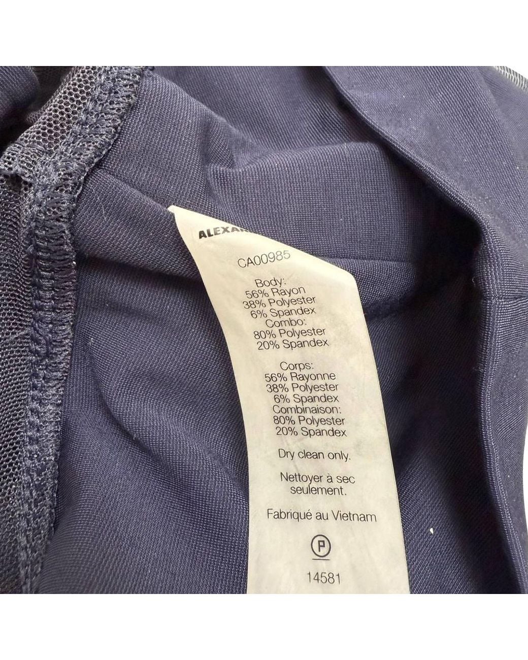 Alexander Wang Blue Preloved T Mesh Accent T-Shirt
