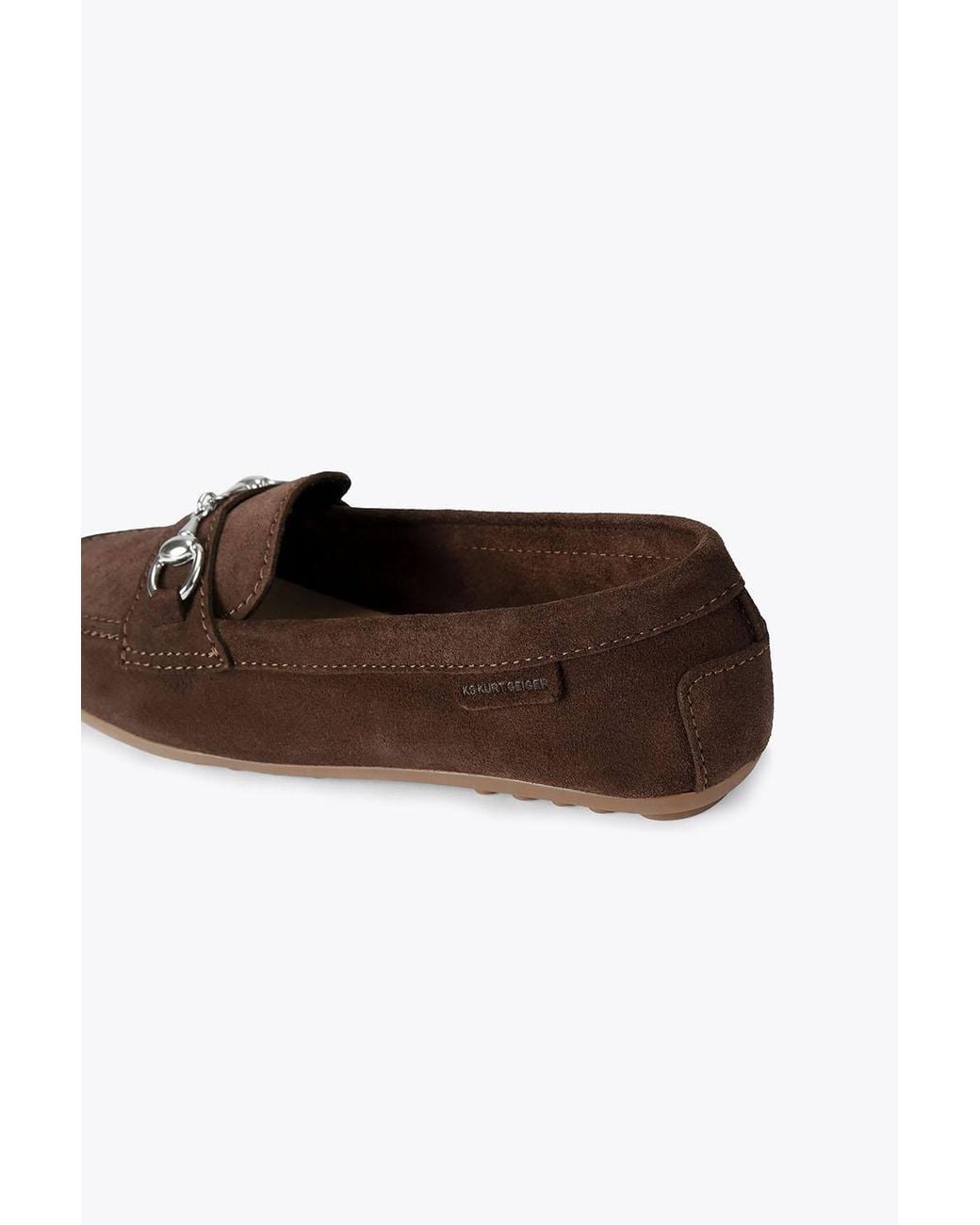 KG by Kurt Geiger White 'Nellie' Suede Flats