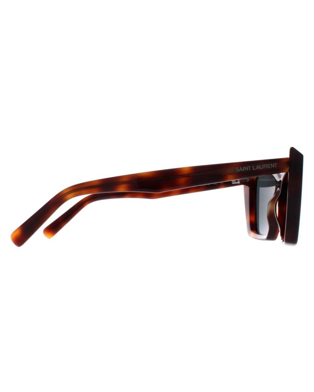 Saint Laurent Blue Cat Eye Sunglass Havana Sl657