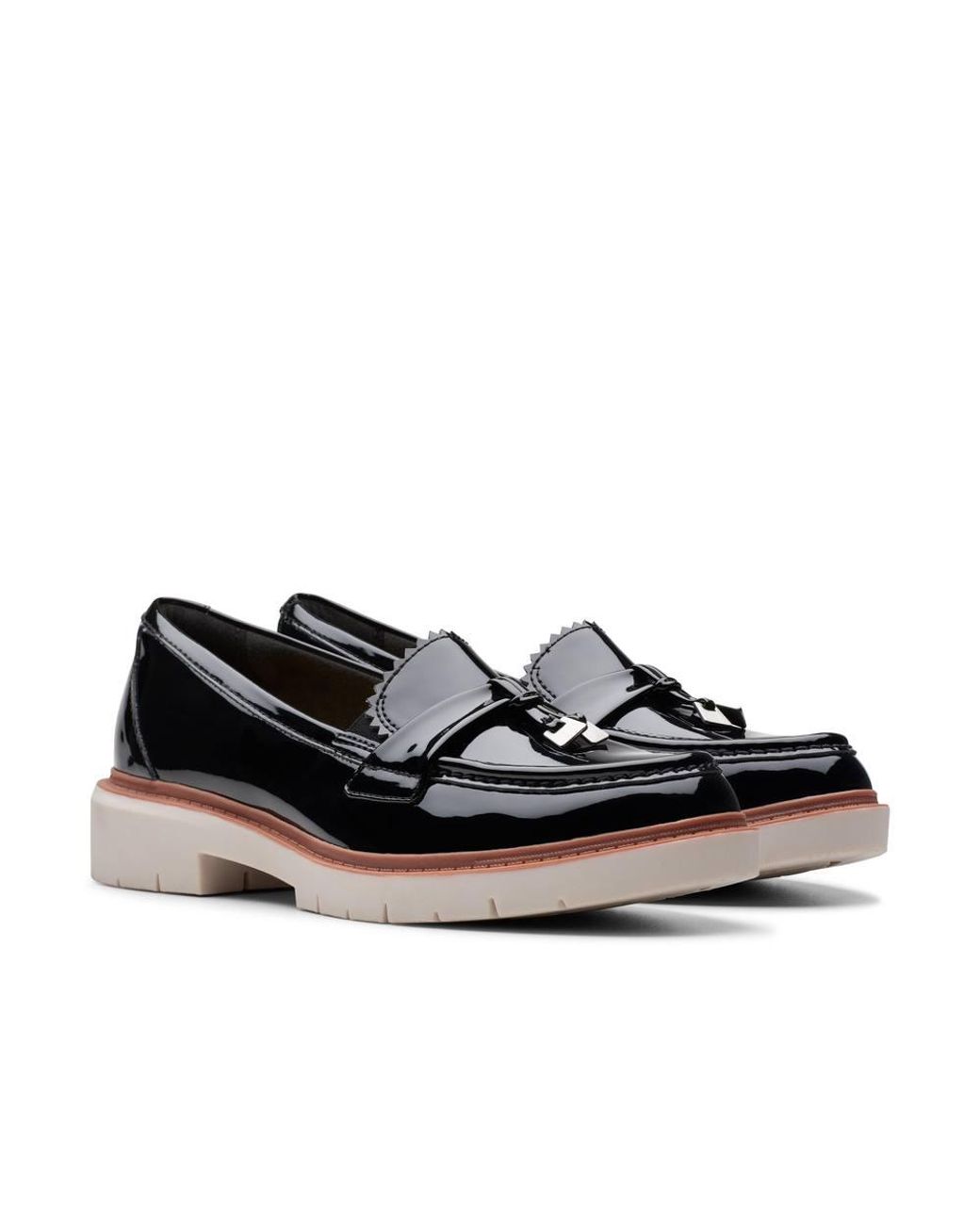 Clarks Black Westlynn Bella Patent Loafers