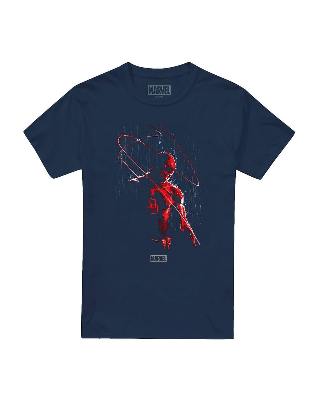 Marvel Blue Daredevil Rain T-Shirt